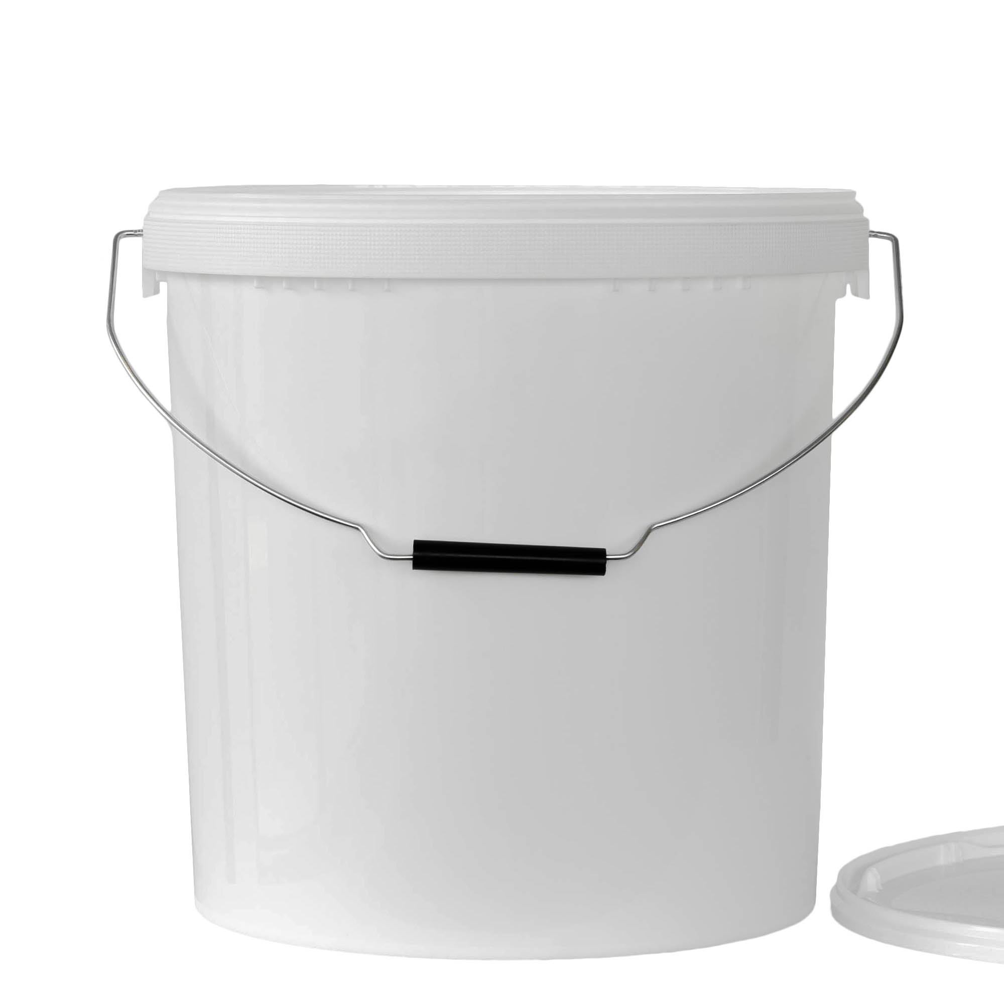 20 l wiadro, tworzywo sztuczne PP, biały 20 l wiadro, tworzywo sztuczne PP, biały