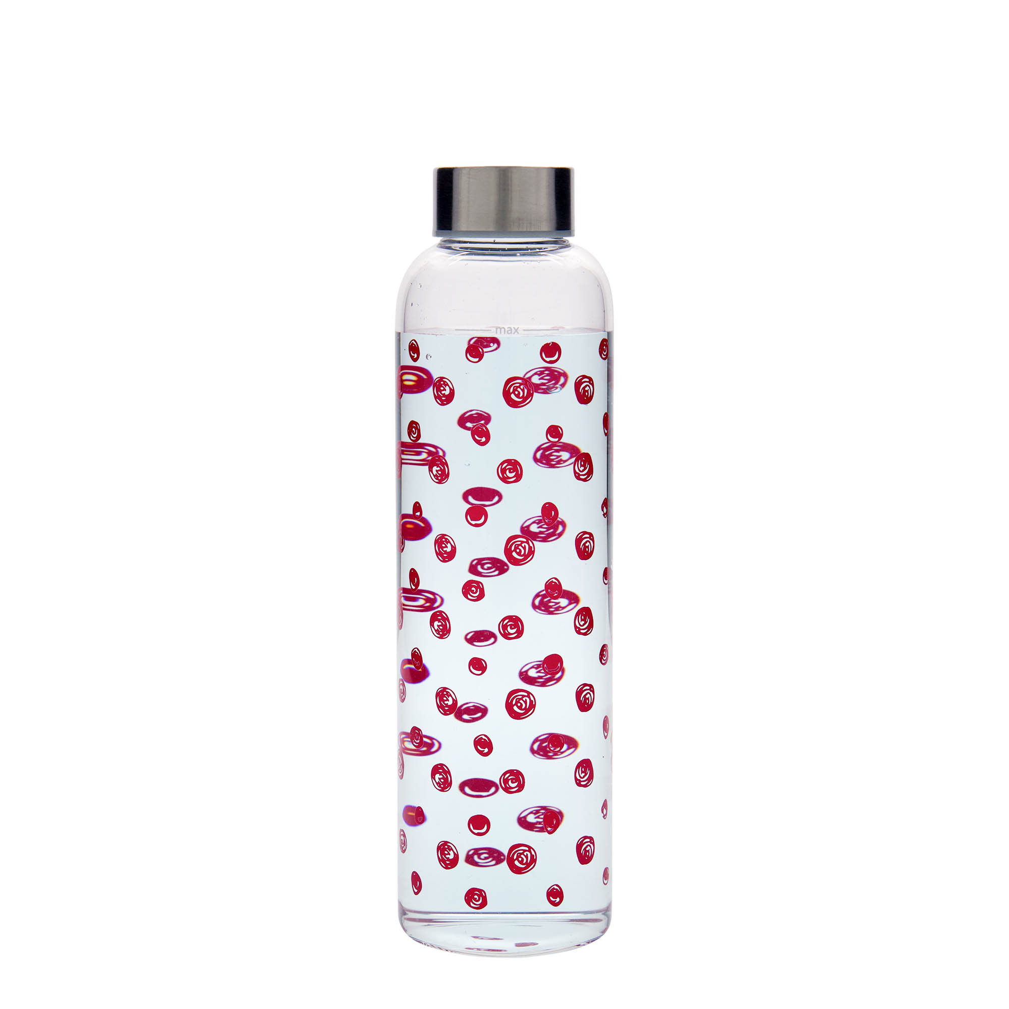 500 ml bidon „Perseus - Czerwone kropki”, otwór: zakrętka na gwint