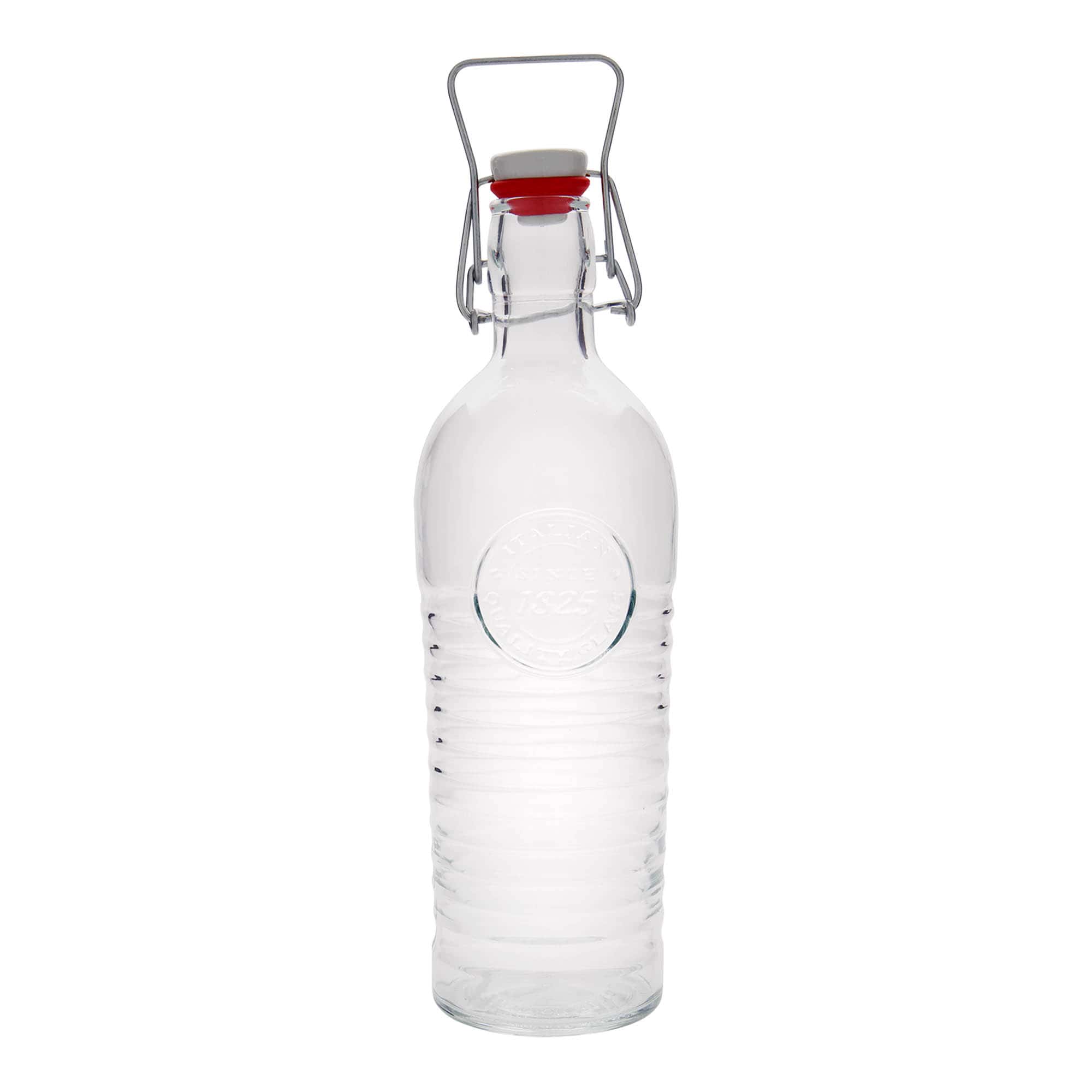 1.200 ml butelka szklana 'Officina 1825', otwór: zamknięcie na klamrę
