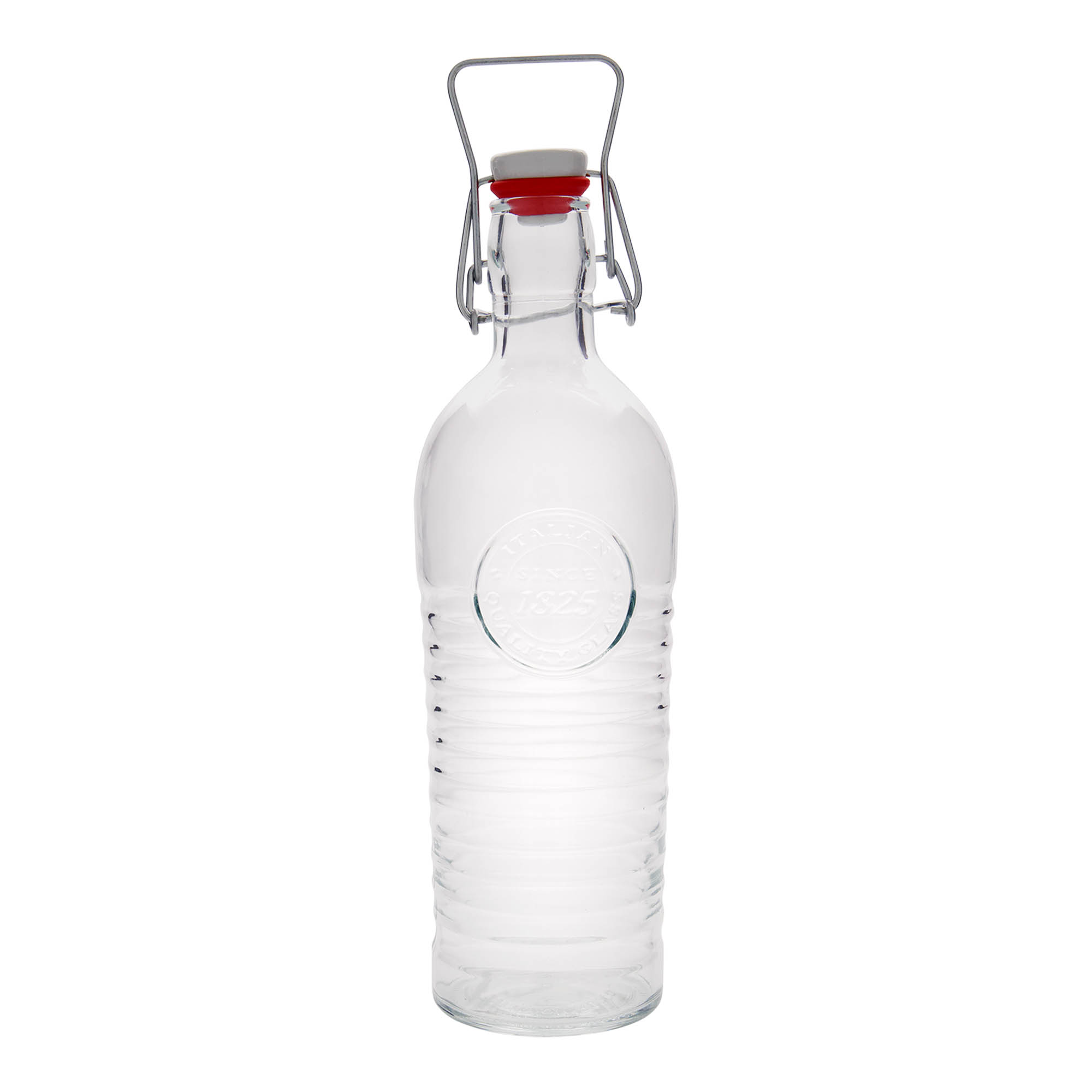 1.200 ml butelka szklana 'Officina 1825', otwór: zamknięcie na klamrę