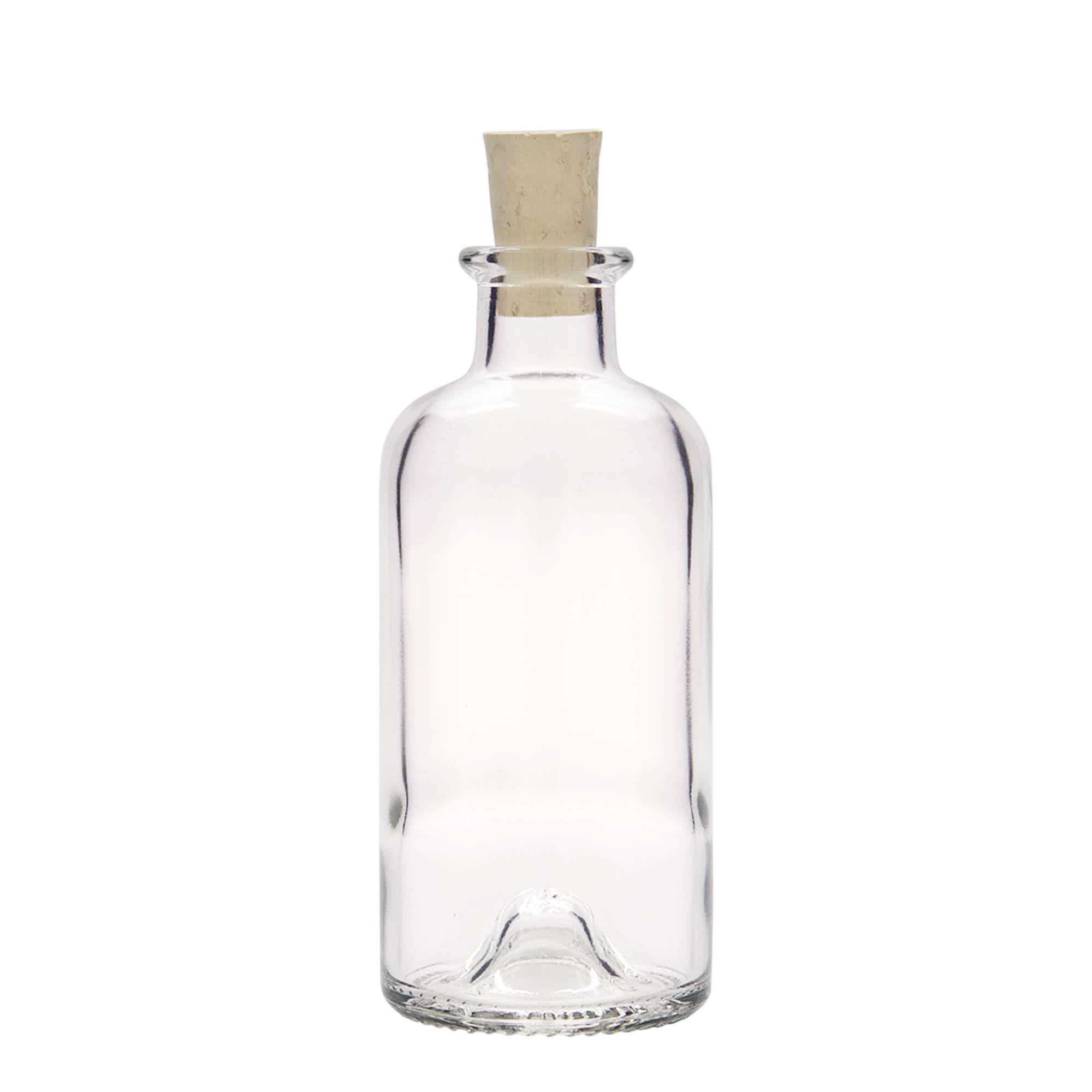 200 ml butelka szklana apteczna, zamknięcie: korek