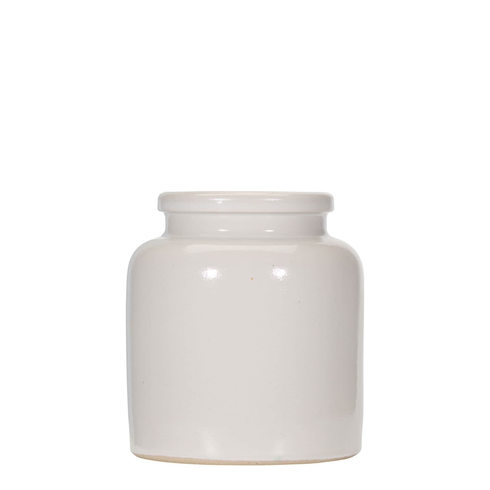 270 ml słoiczek kamionkowy, ceramika, kolor biały, zamknięcie: wieczko 270 ml słoiczek kamionkowy, ceramika, kolor biały, zamknięcie: wieczko