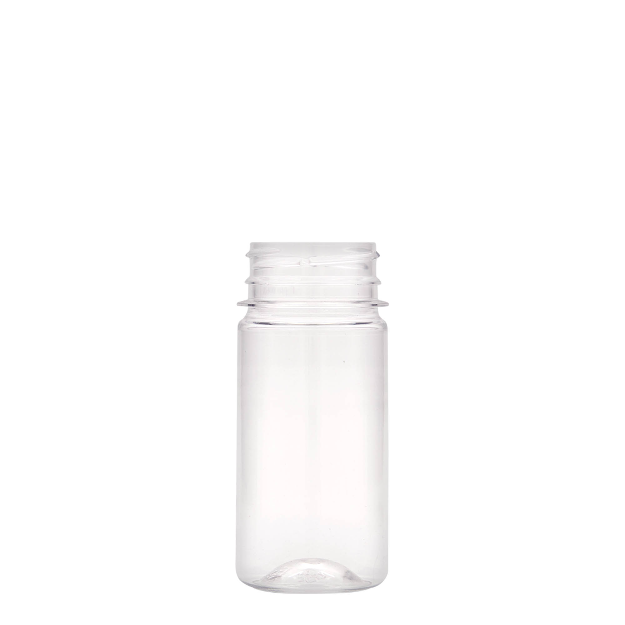 100 ml butelka PET „Everytime”, tworzywo sztuczne, gwint: 38 mm 100 ml butelka PET „Everytime”, tworzywo sztuczne, gwint: 38 mm