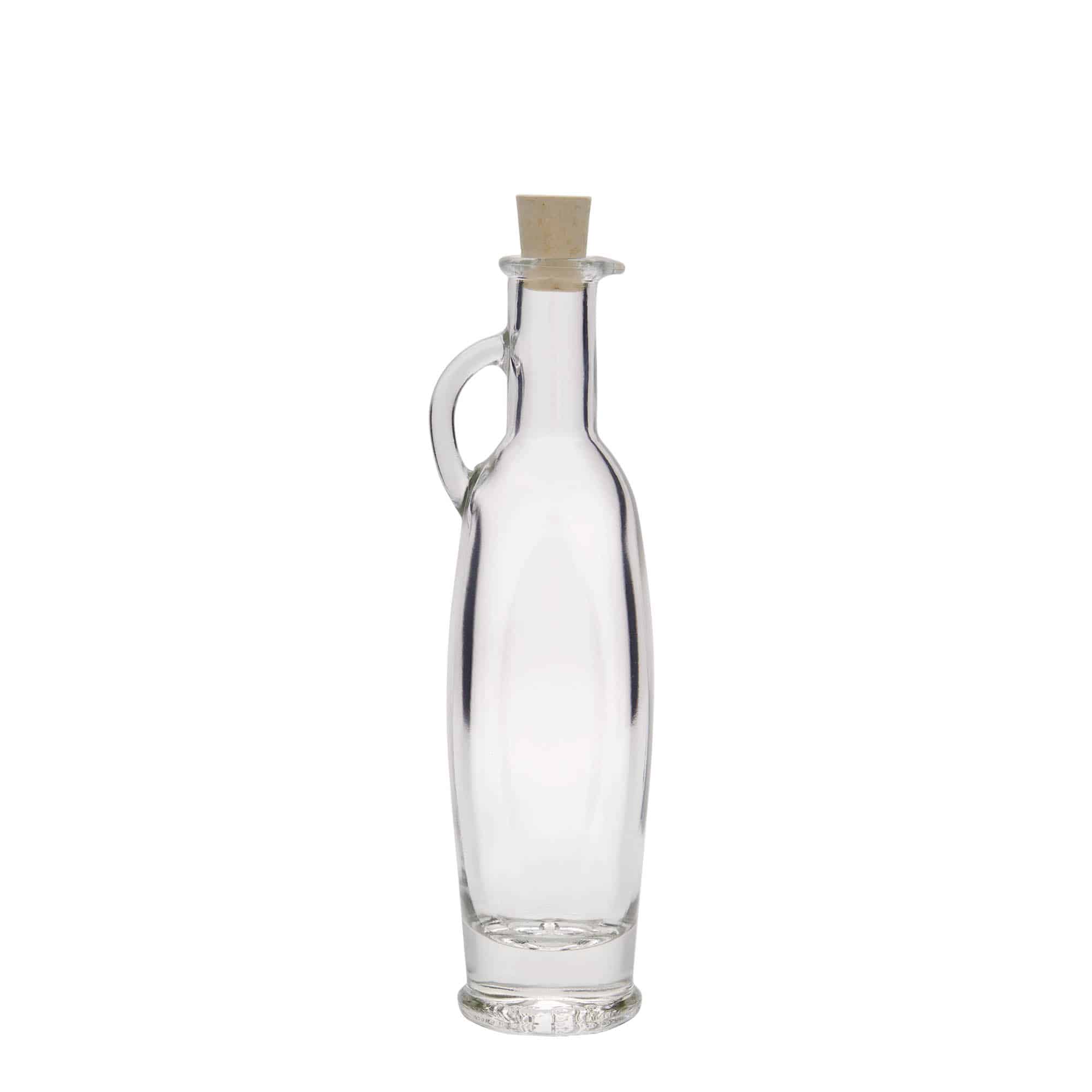100 ml butelka szklana 'Eleganta', owalna, zamknięcie: korek