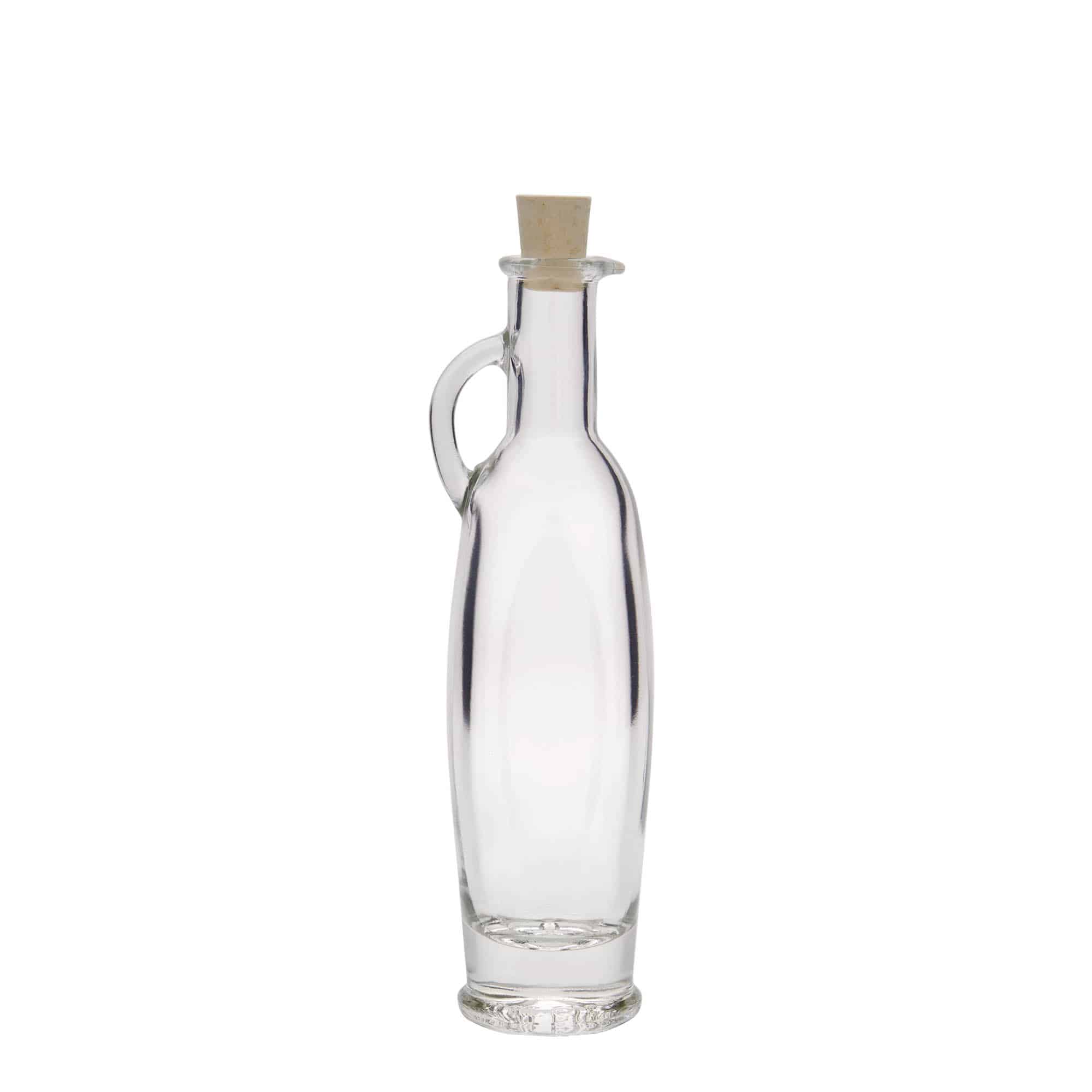 100 ml butelka szklana 'Eleganta', owalna, szyjka: korek