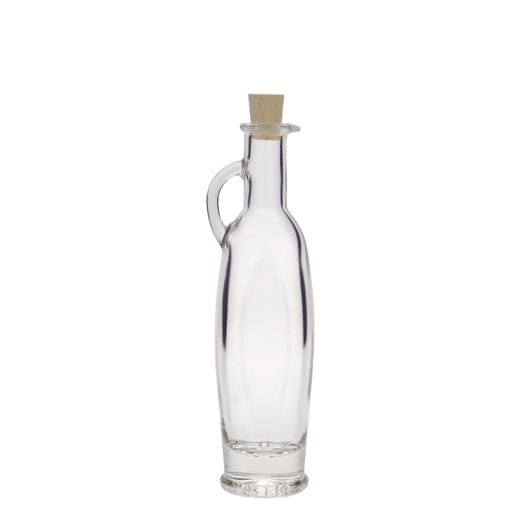 100 ml butelka szklana 'Eleganta', owalna, szyjka: korek