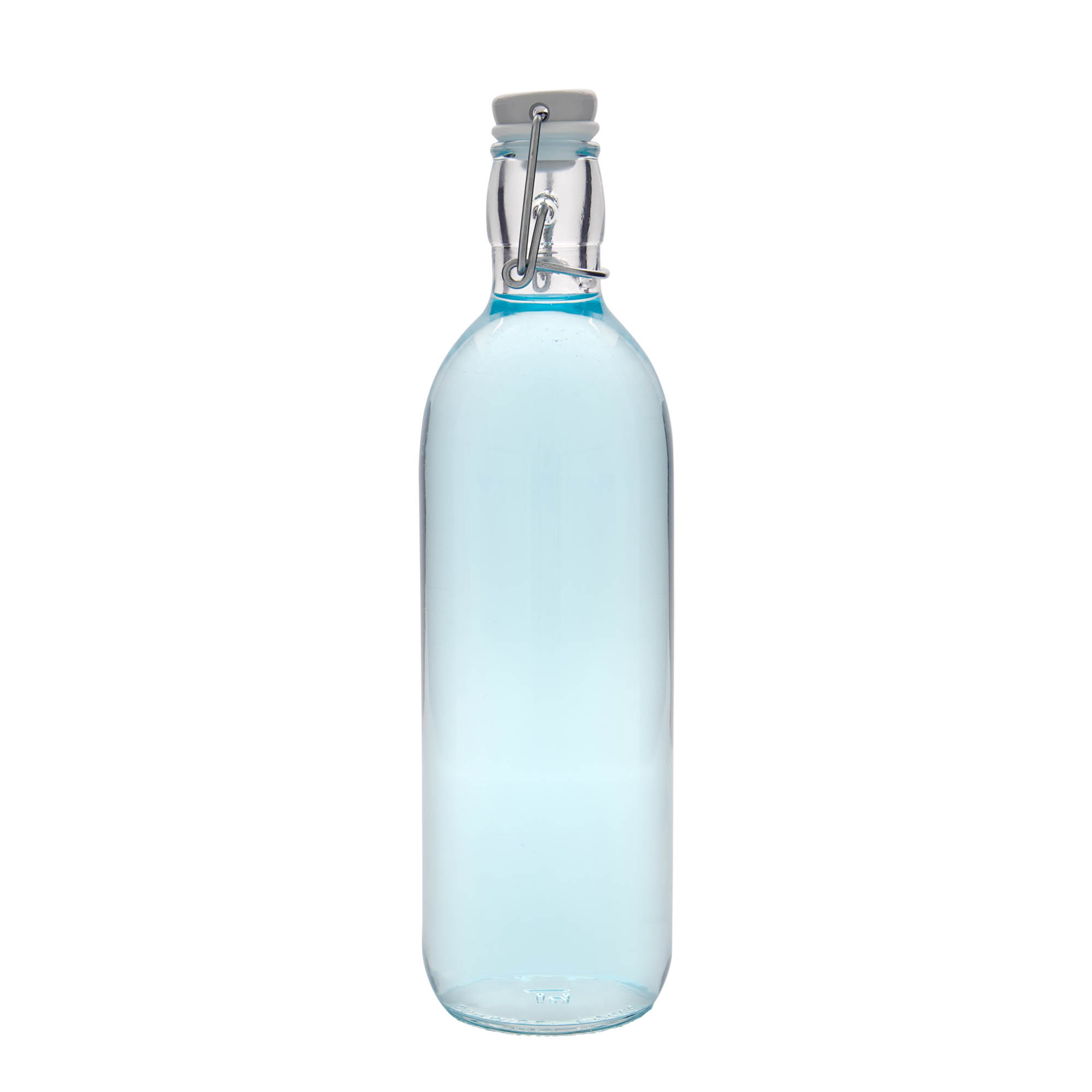 1.000 ml butelka szklana 'Emilia', otwór: zamknięcie na klamrę 1.000 ml butelka szklana 'Emilia', otwór: zamknięcie na klamrę