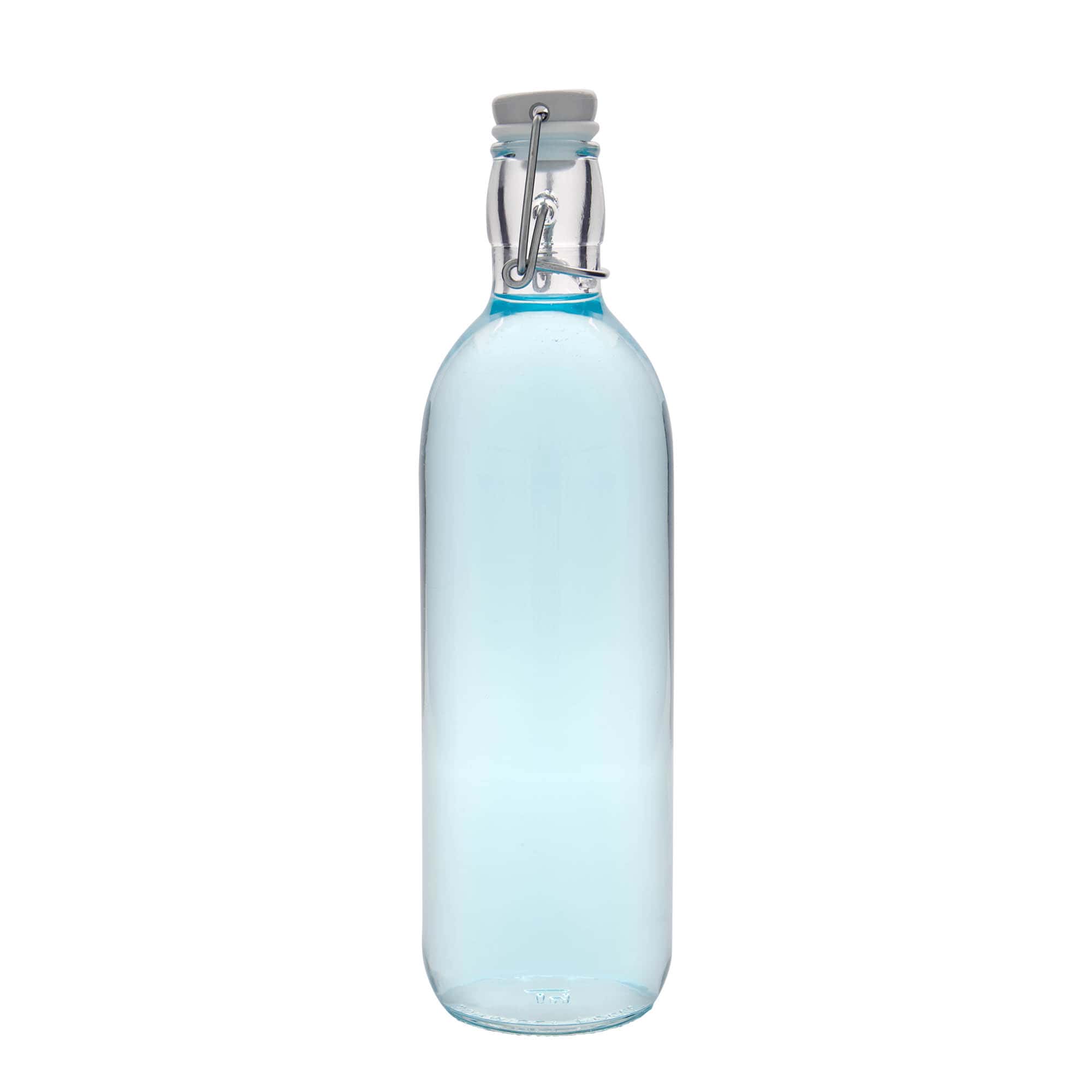 1.000 ml butelka szklana 'Emilia', otwór: zamknięcie na klamrę