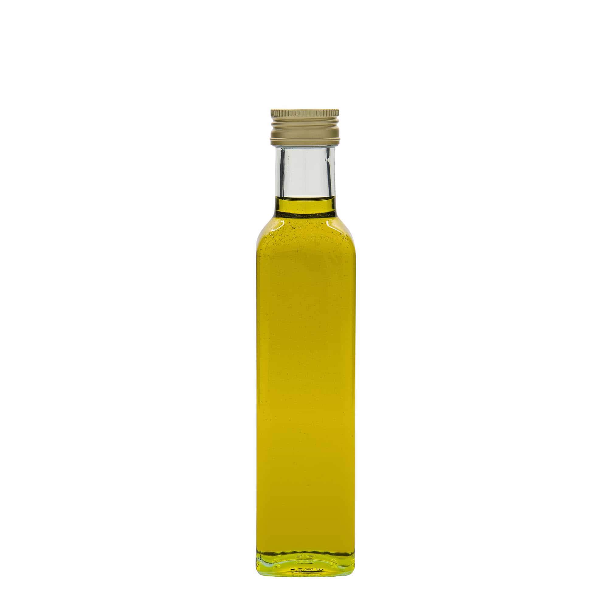 250 ml butelka szklana 'Marasca', kwadratowa, wylot: PP 31,5
