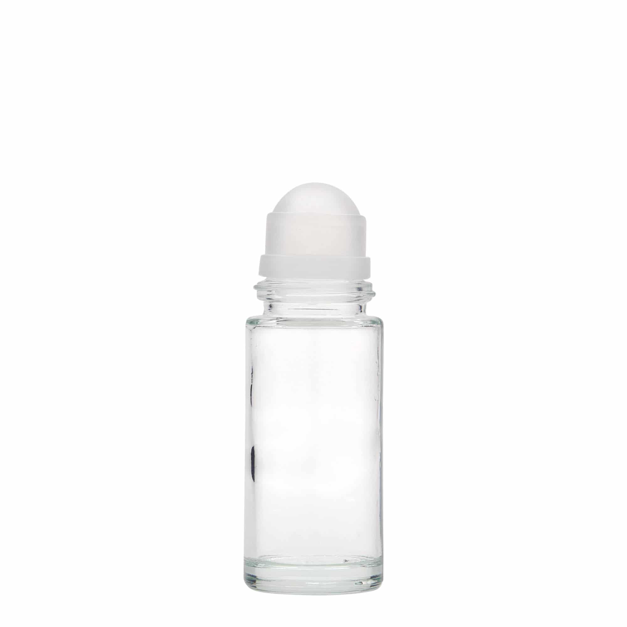 50 ml butelka roll-on, szkło, wylot: zakrętka na gwint