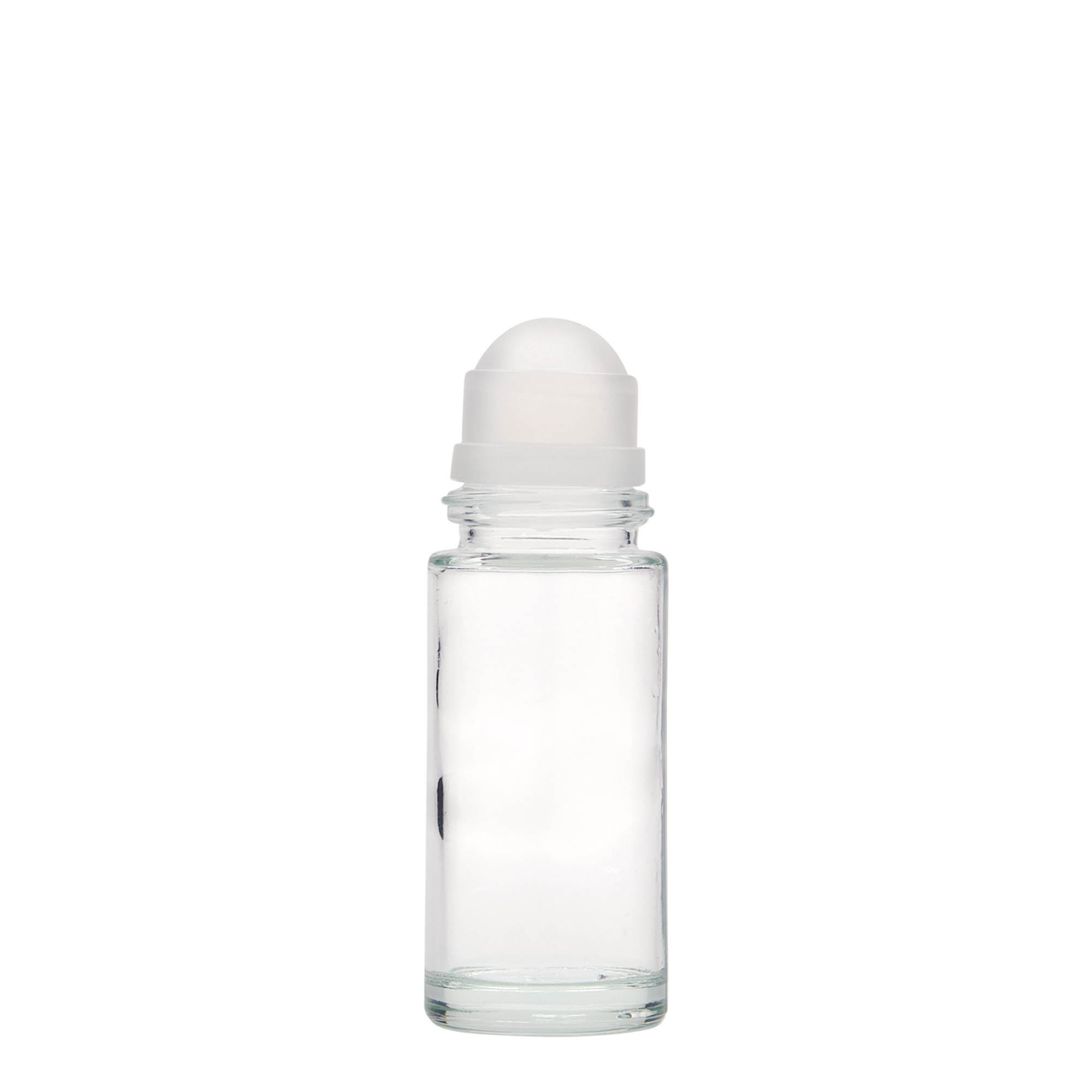 50 ml butelka roll-on, szkło, wylot: zakrętka na gwint 50 ml butelka roll-on, szkło, wylot: zakrętka na gwint