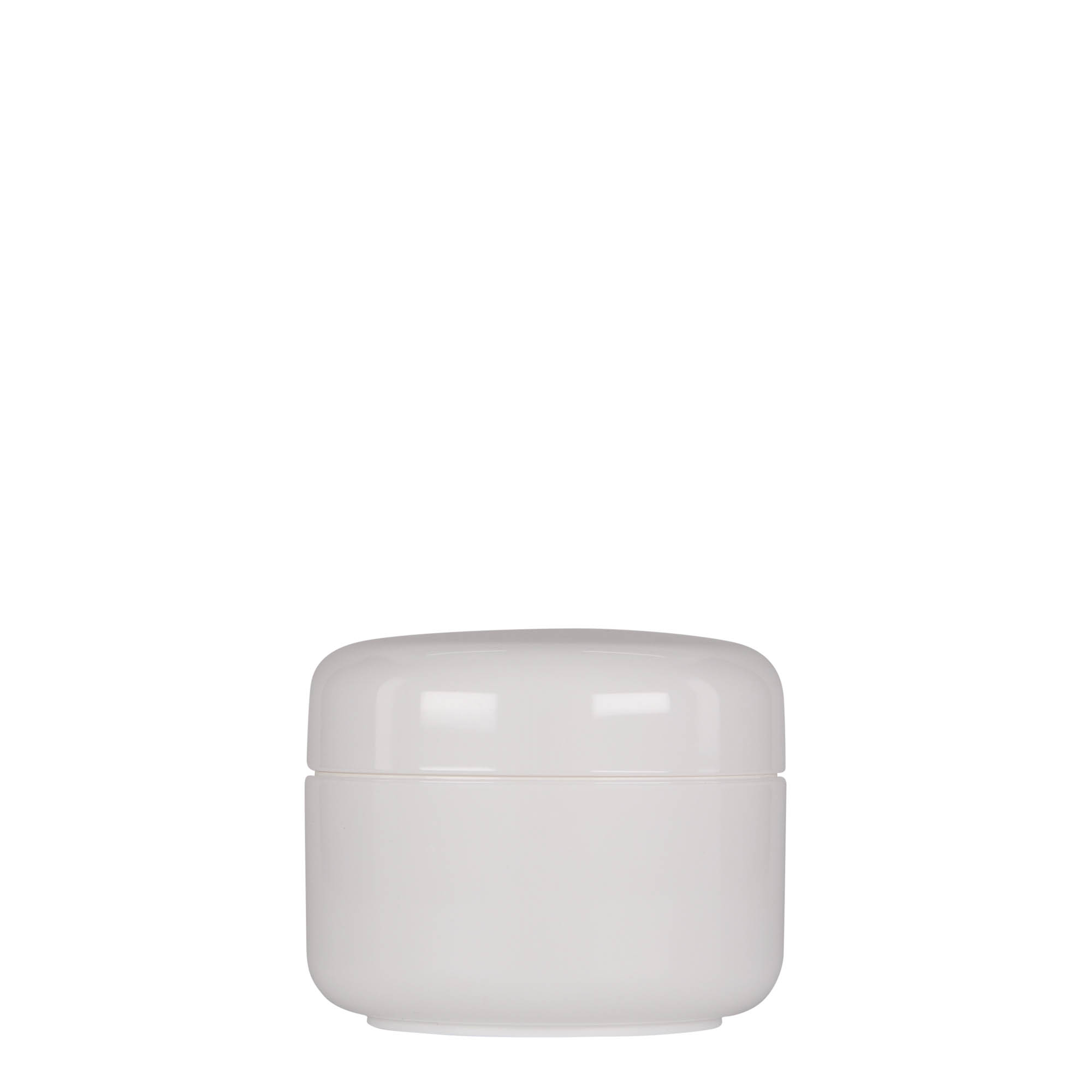 150 ml plastikowy pojemnik 'Bianca', PP, biały, otwór: zakrętka na gwint