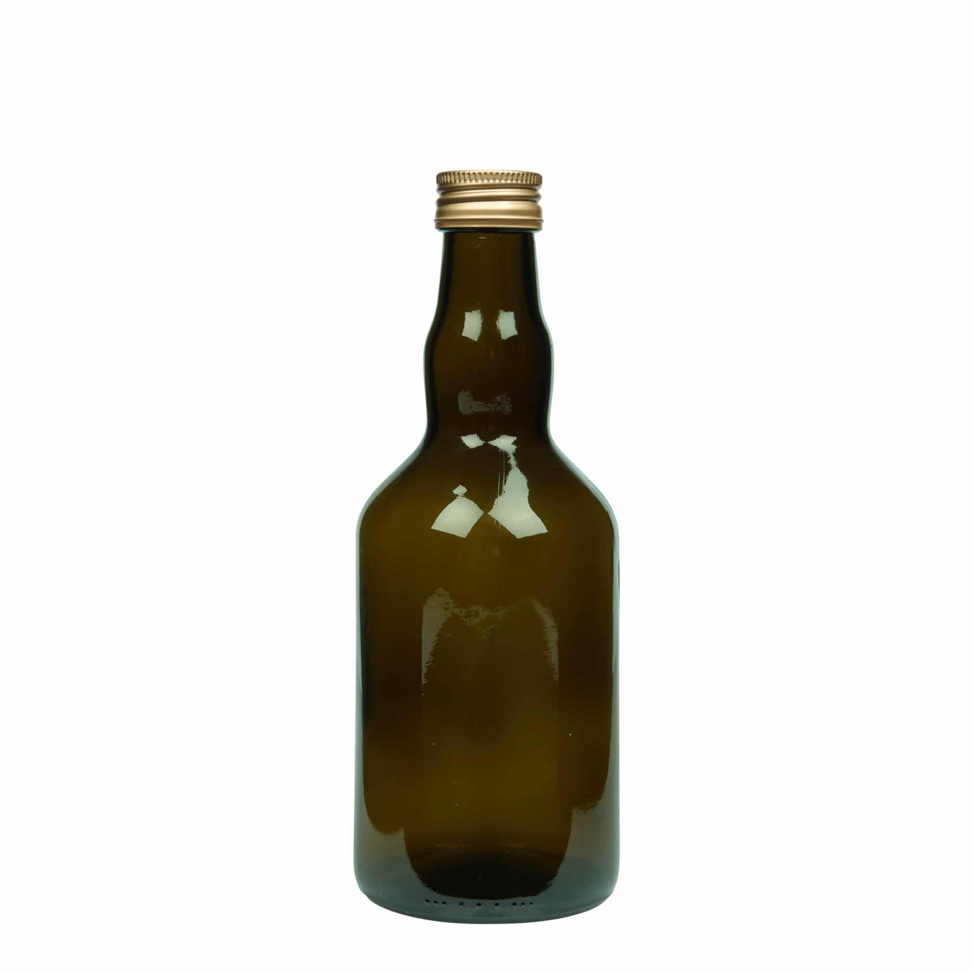 500 ml butelka szklana 'Olona', antyczny zielony, gwint: PP 31,5