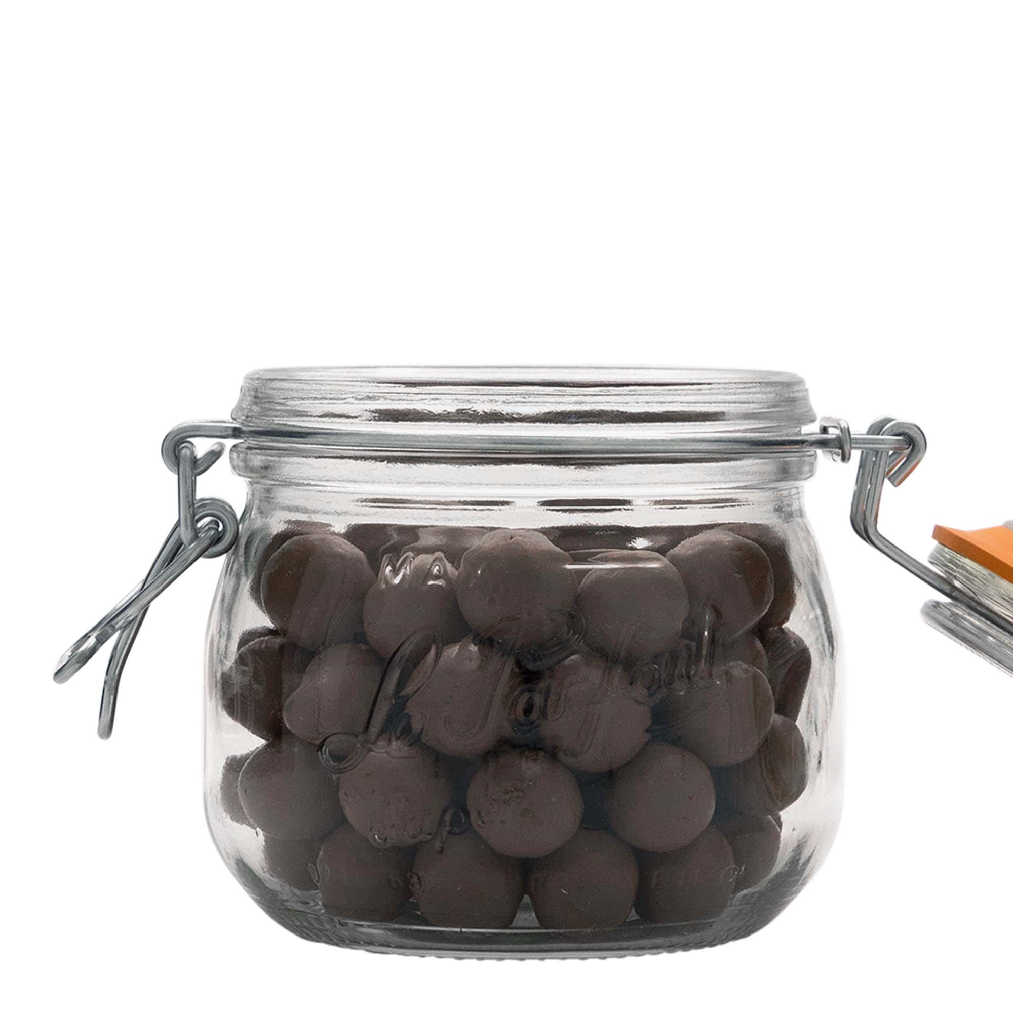 500 ml słoik z drucianą klamrą 'Le Parfait Super Bocal', otwór: zamknięcie na drucianą klamrę 500 ml słoik z drucianą klamrą 'Le Parfait Super Bocal', otwór: zamknięcie na drucianą klamrę