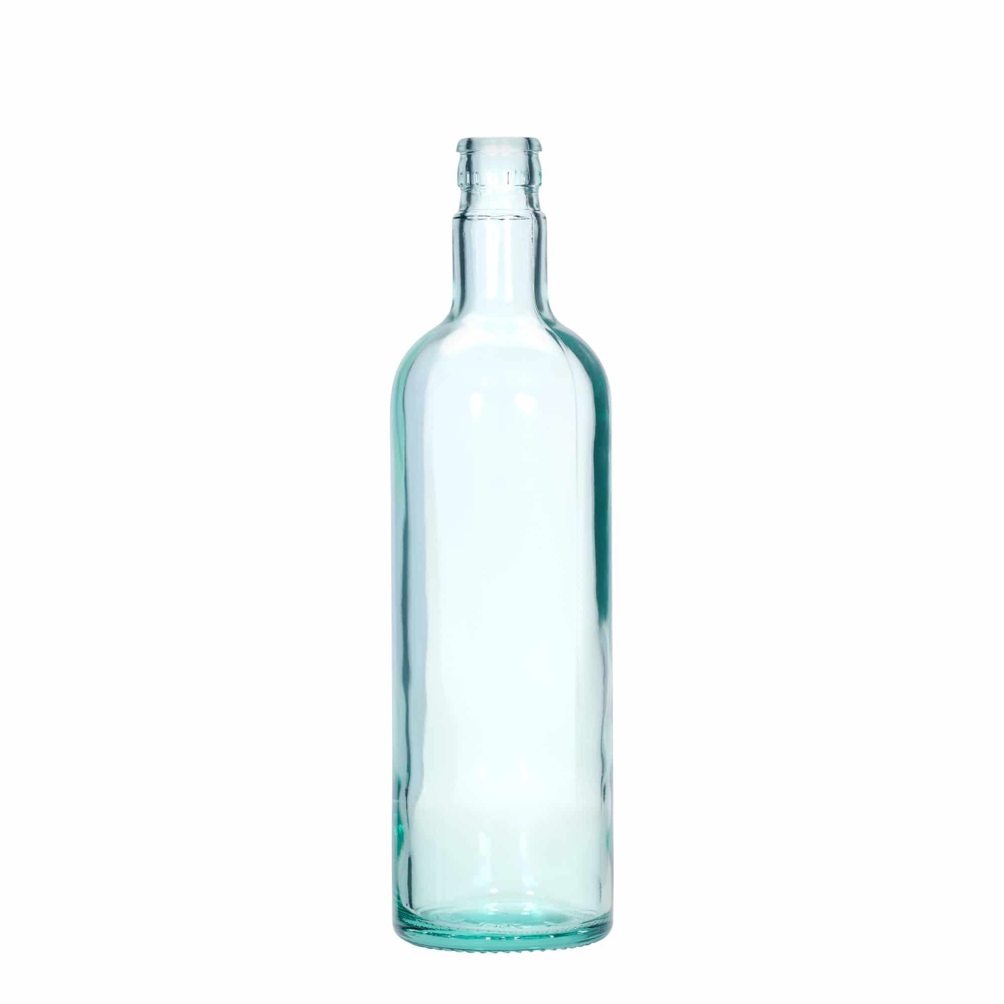 750 ml butelka na ocet/olej 'Willy New', szkło, kolor zielony jasny, zamknięcie: DOP