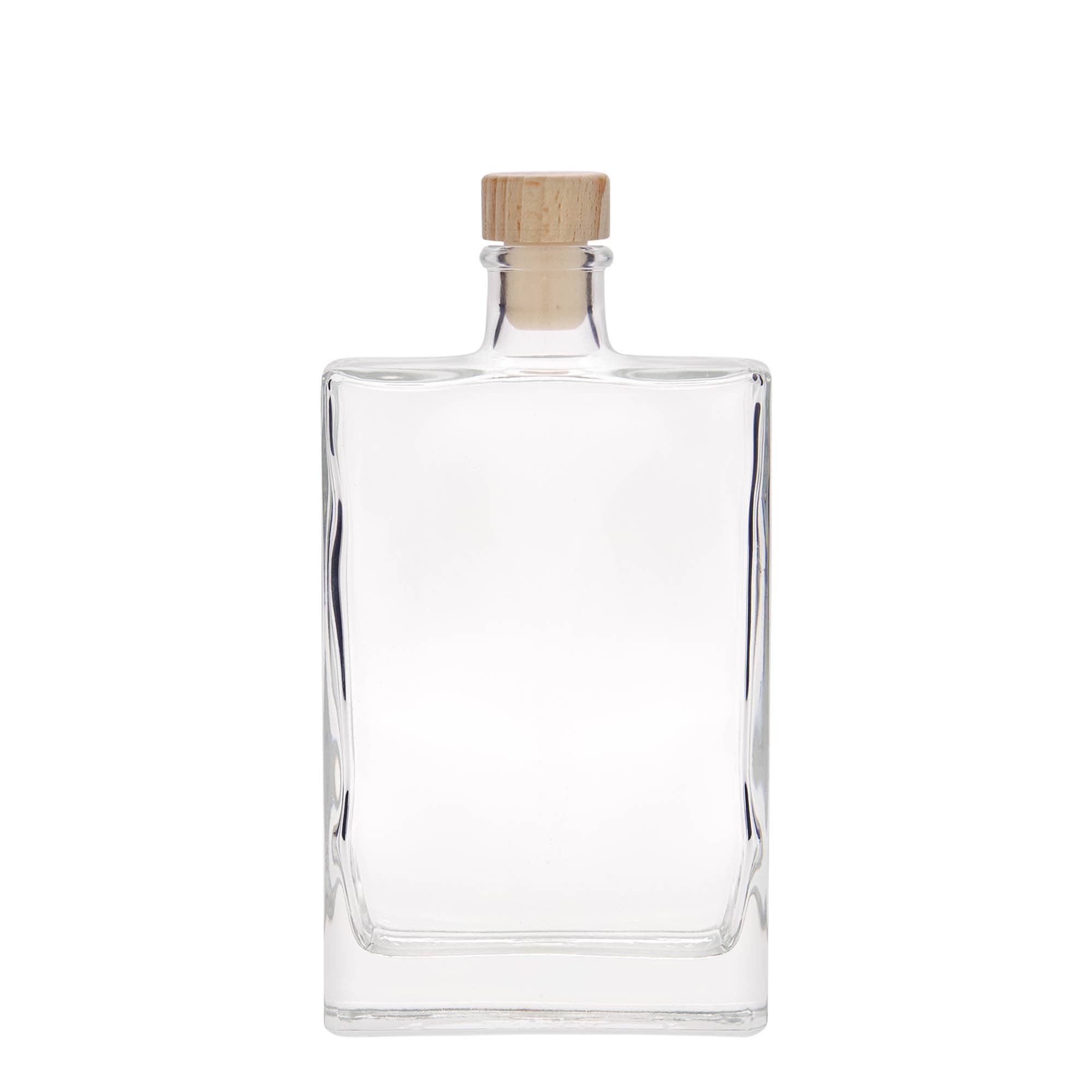 350 ml butelka szklana 'Julia', prostokątna, otwór: korek