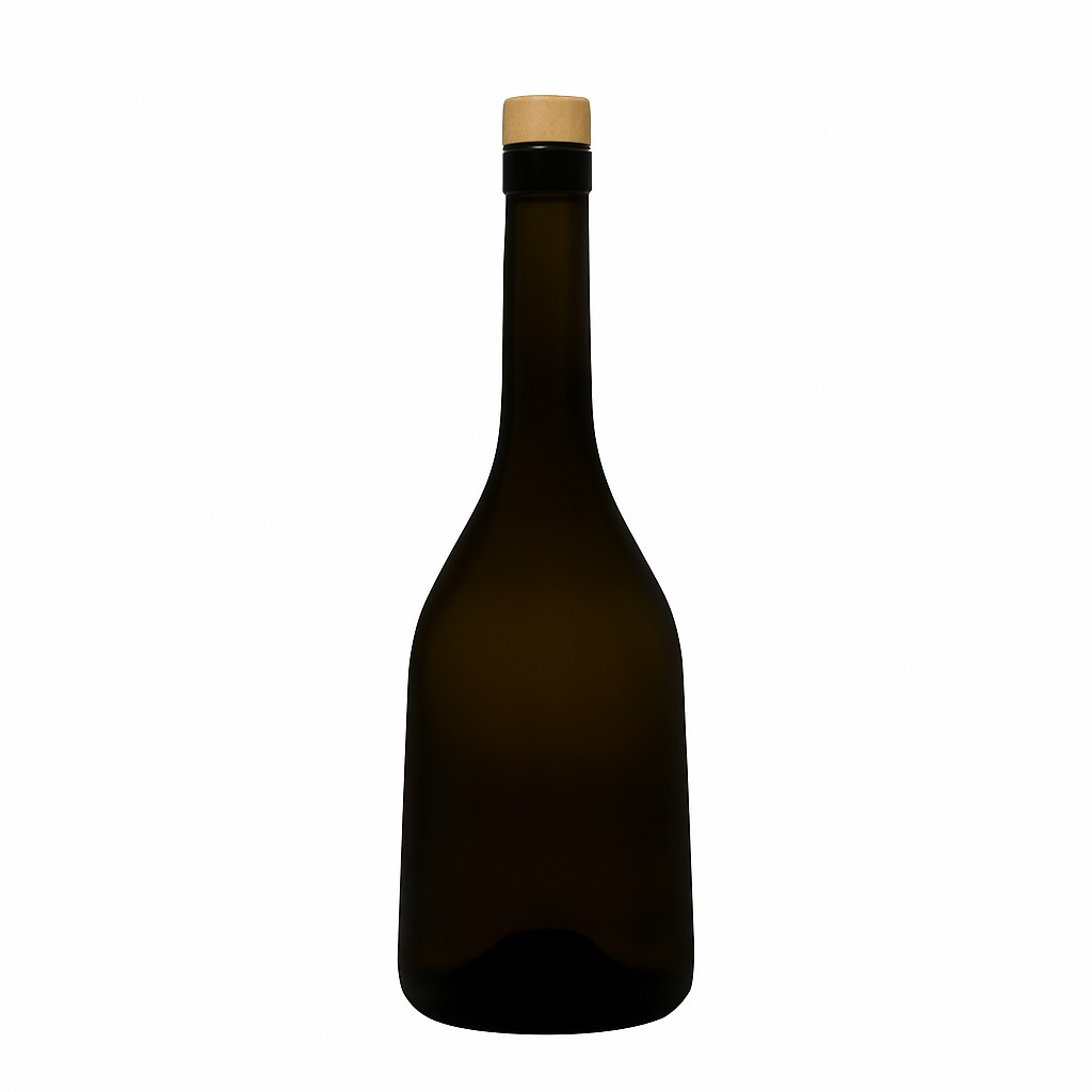 750 ml butelka szklana 'Rustica', antyczny zielony, szyjka: korek 750 ml butelka szklana 'Rustica', antyczny zielony, szyjka: korek
