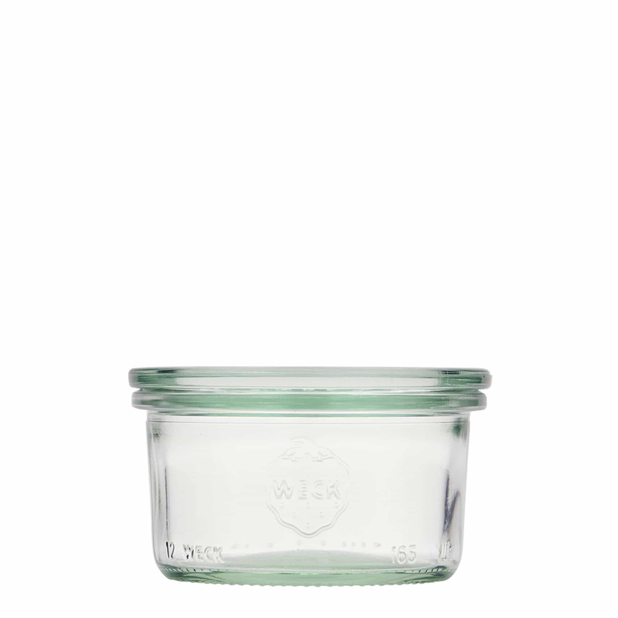 165 ml słoik WECK do odwracania, krawędź: zaokrąglona