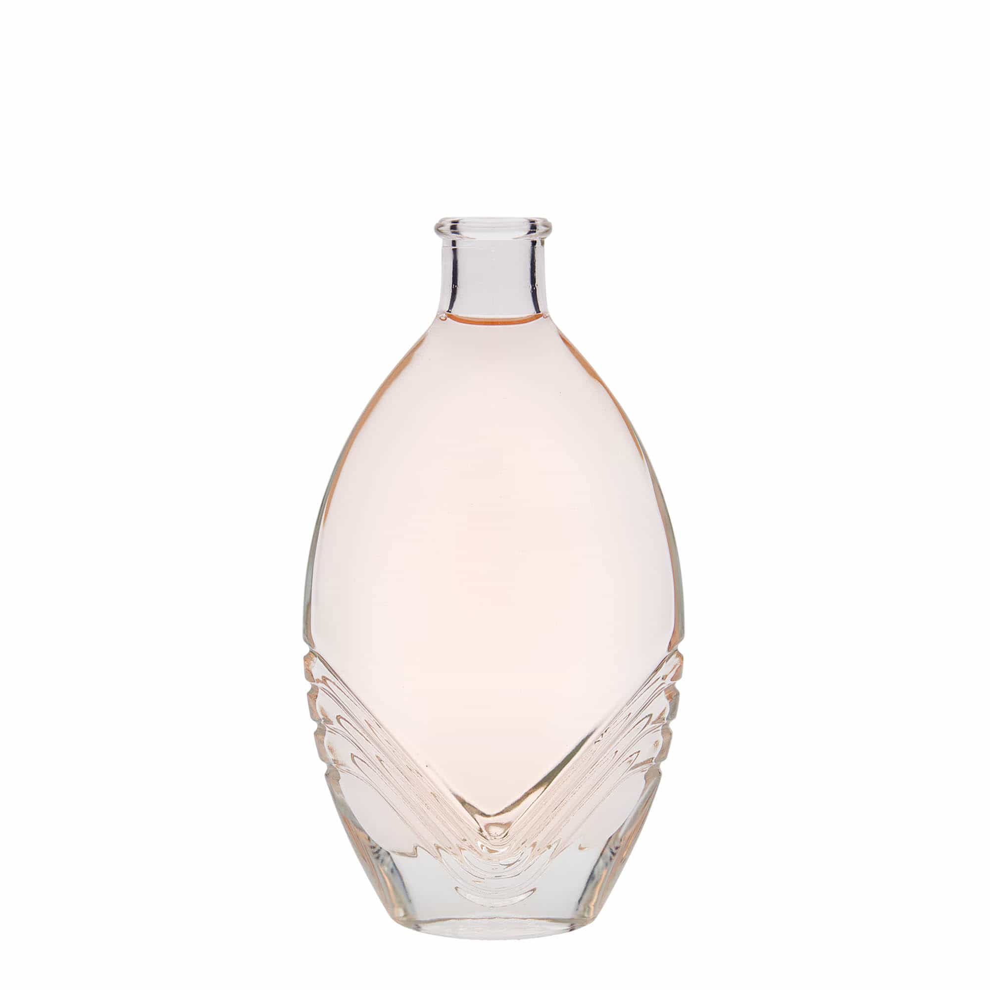 200 ml butelka szklana 'Florence', owalna, zamknięcie: korek