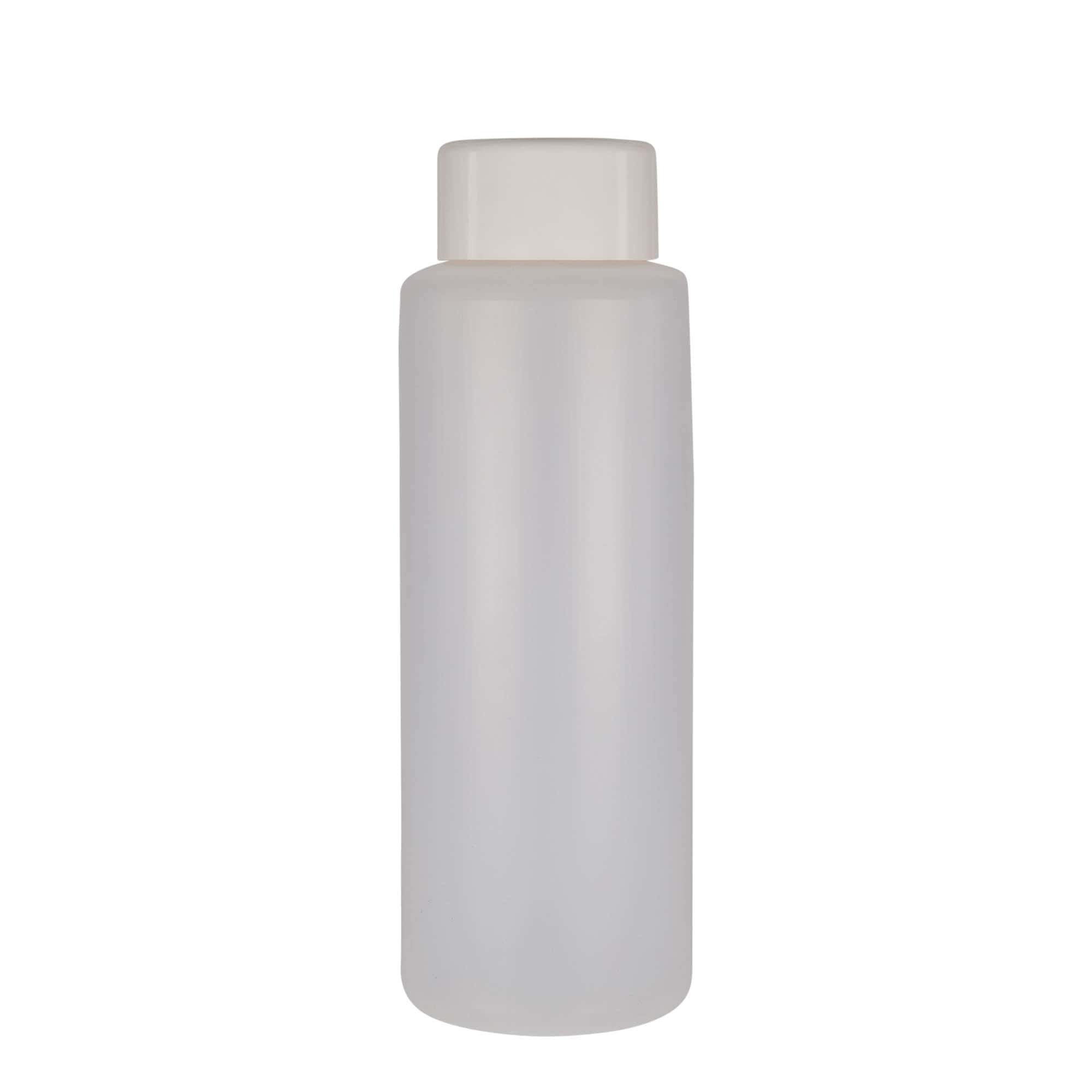 1000 ml butelka okrągła, tworzywo sztuczne PE, kolor naturalny, zamknięcie: zakrętka
