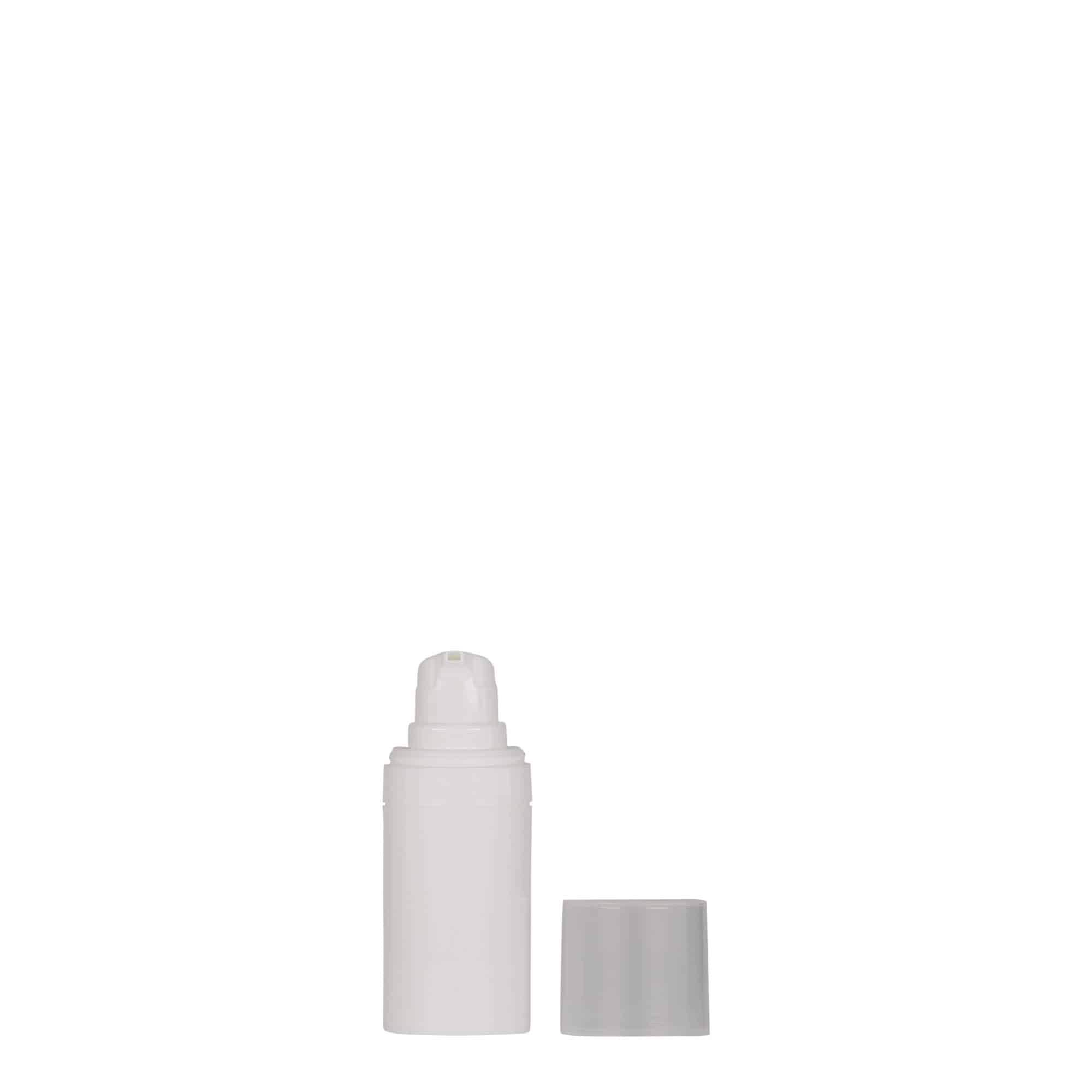 15 ml dozownik beztlenowy 'Micro', tworzywo sztuczne PP, biały