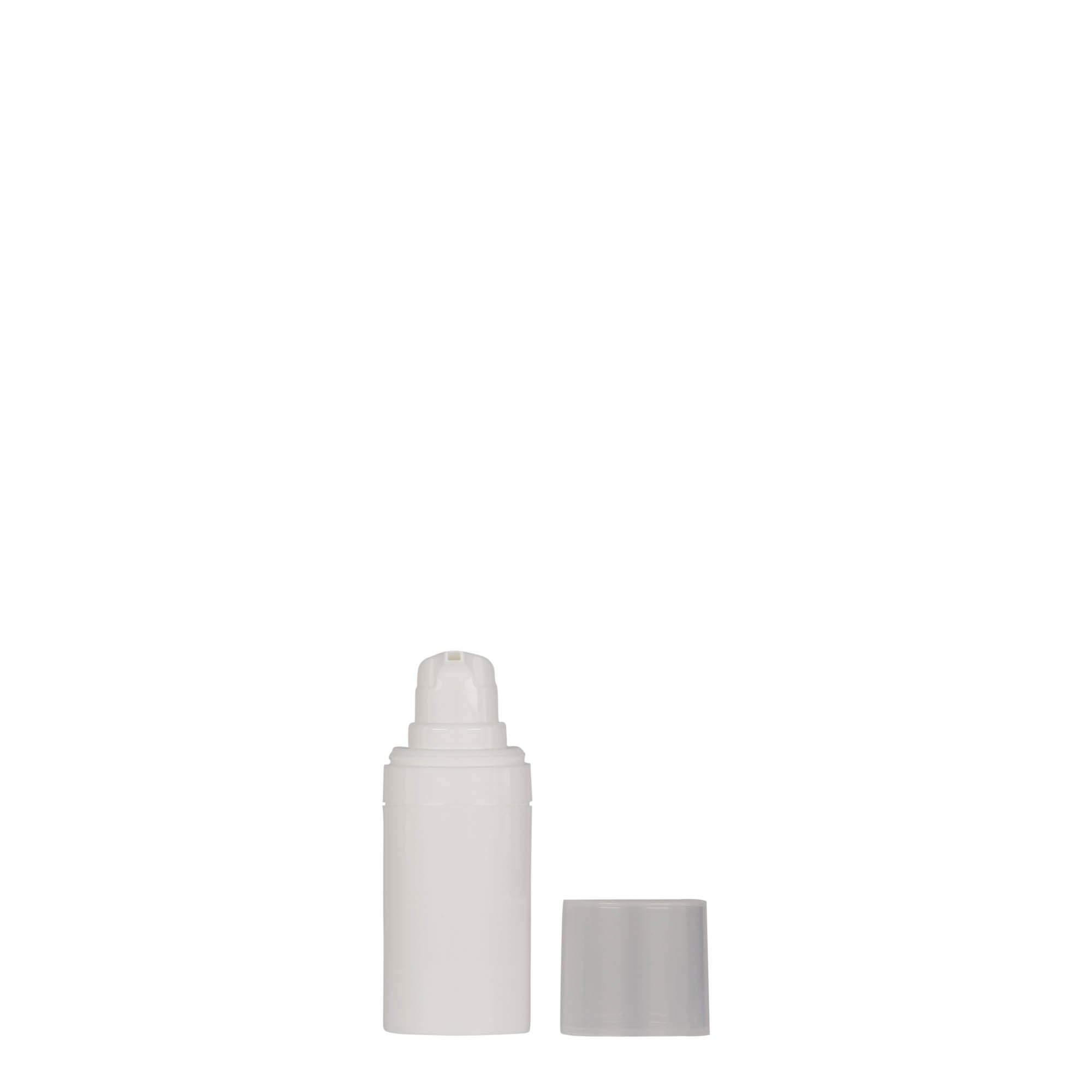 15 ml dozownik beztlenowy 'Micro', tworzywo sztuczne PP, biały