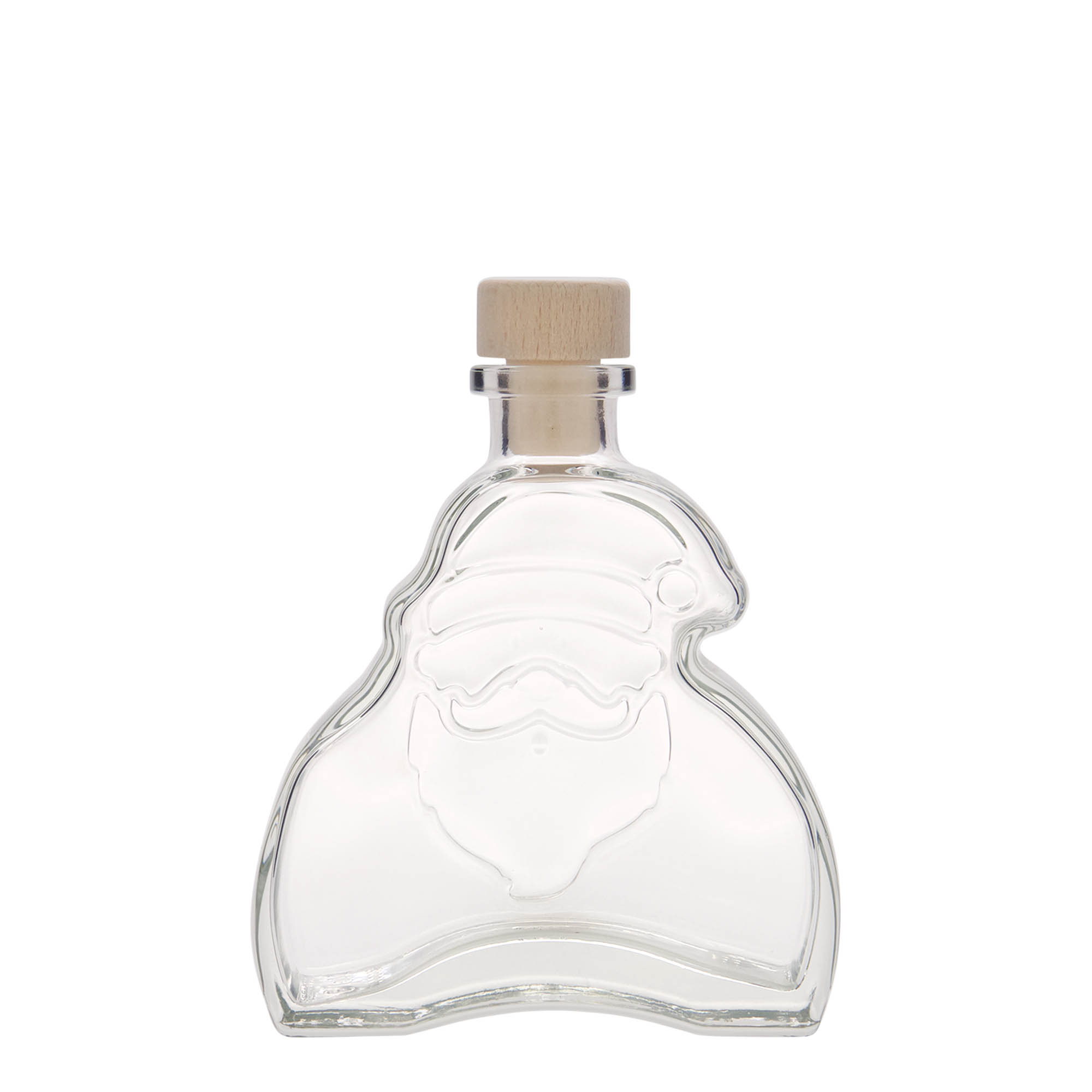 200 ml butelka szklana „Święty Mikołaj”, otwór: korek