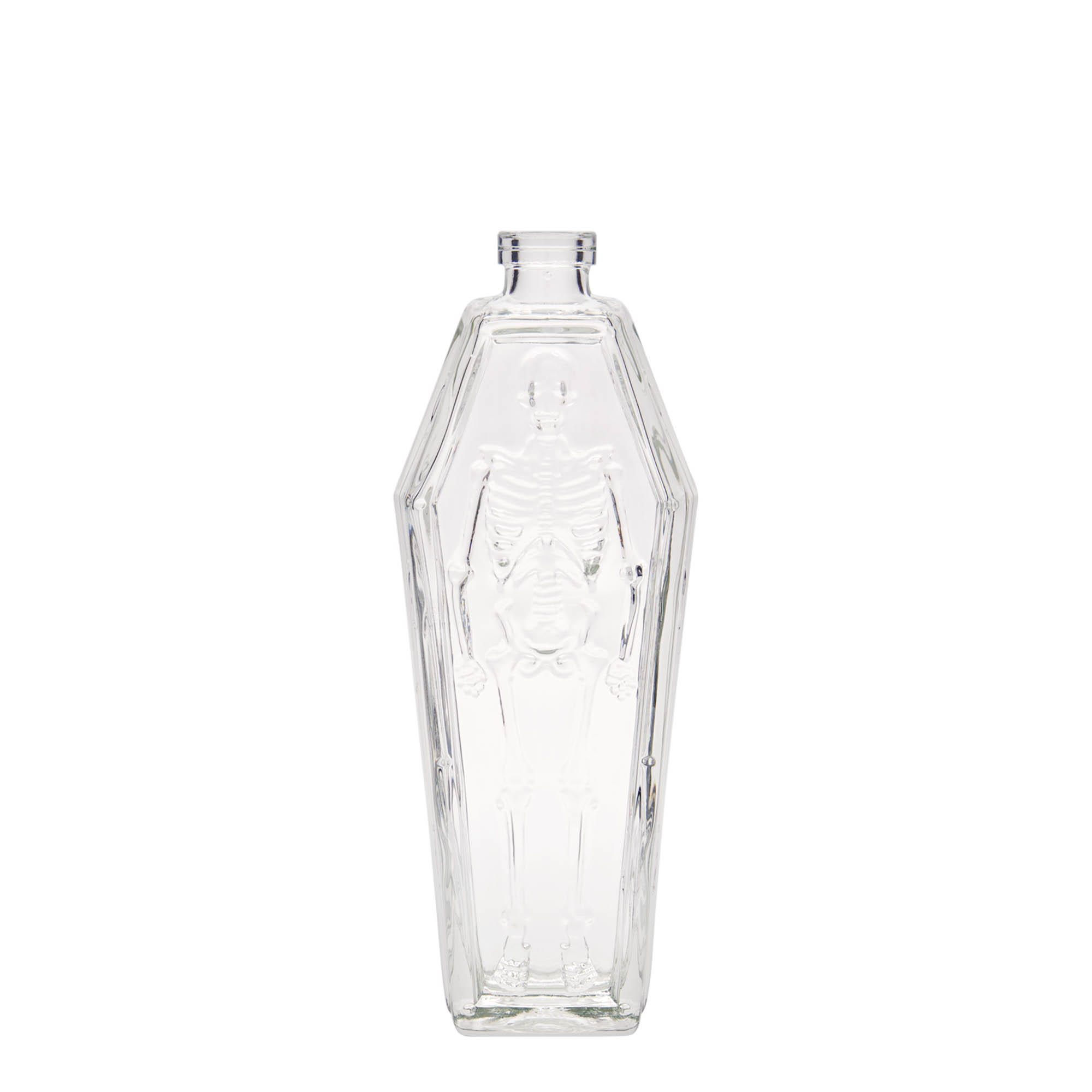 200 ml butelka szklana „trumna”, otwór: korek 200 ml butelka szklana „trumna”, otwór: korek