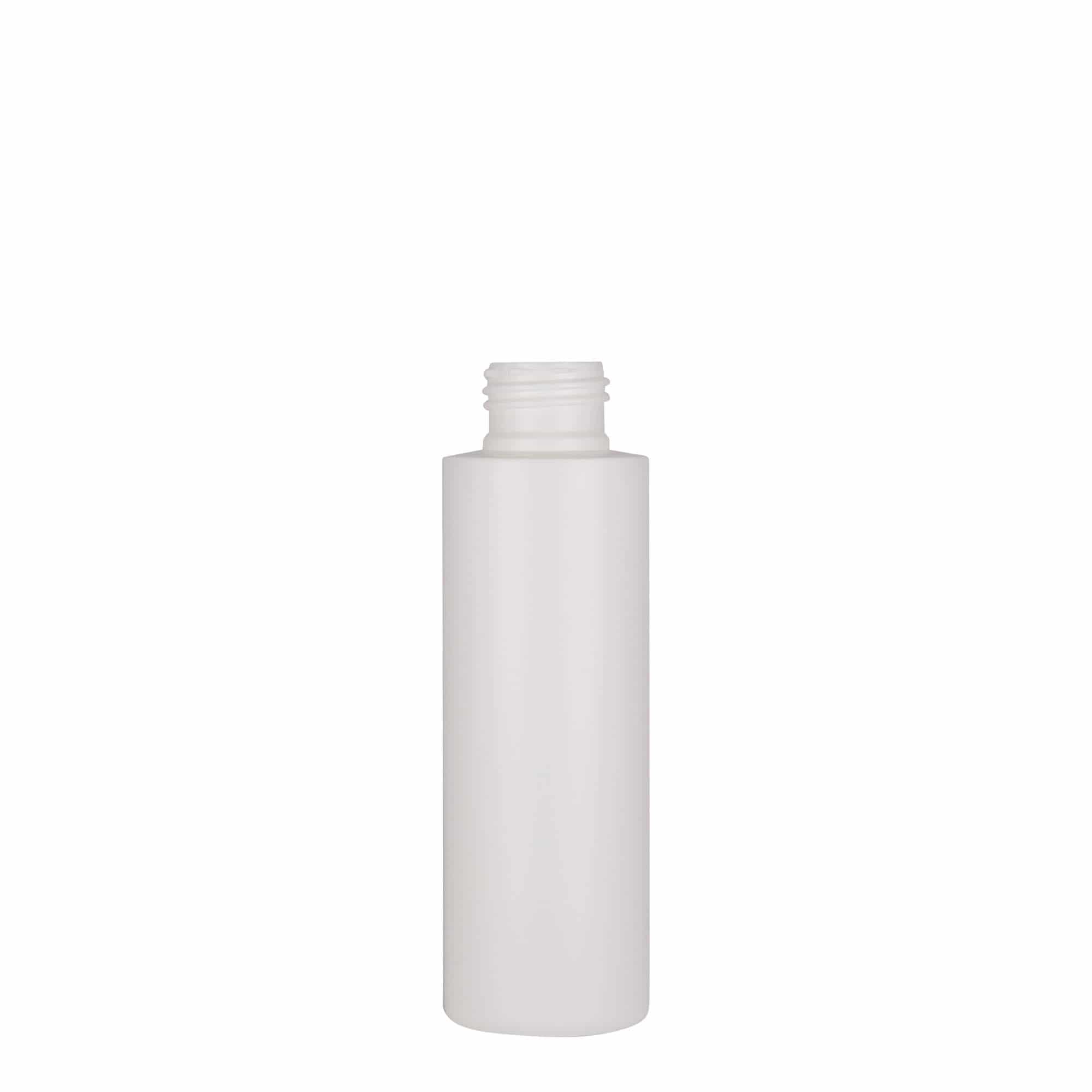 100 ml plastikowa butelka „Pipe”, HDPE, biała, gwint: 24/410