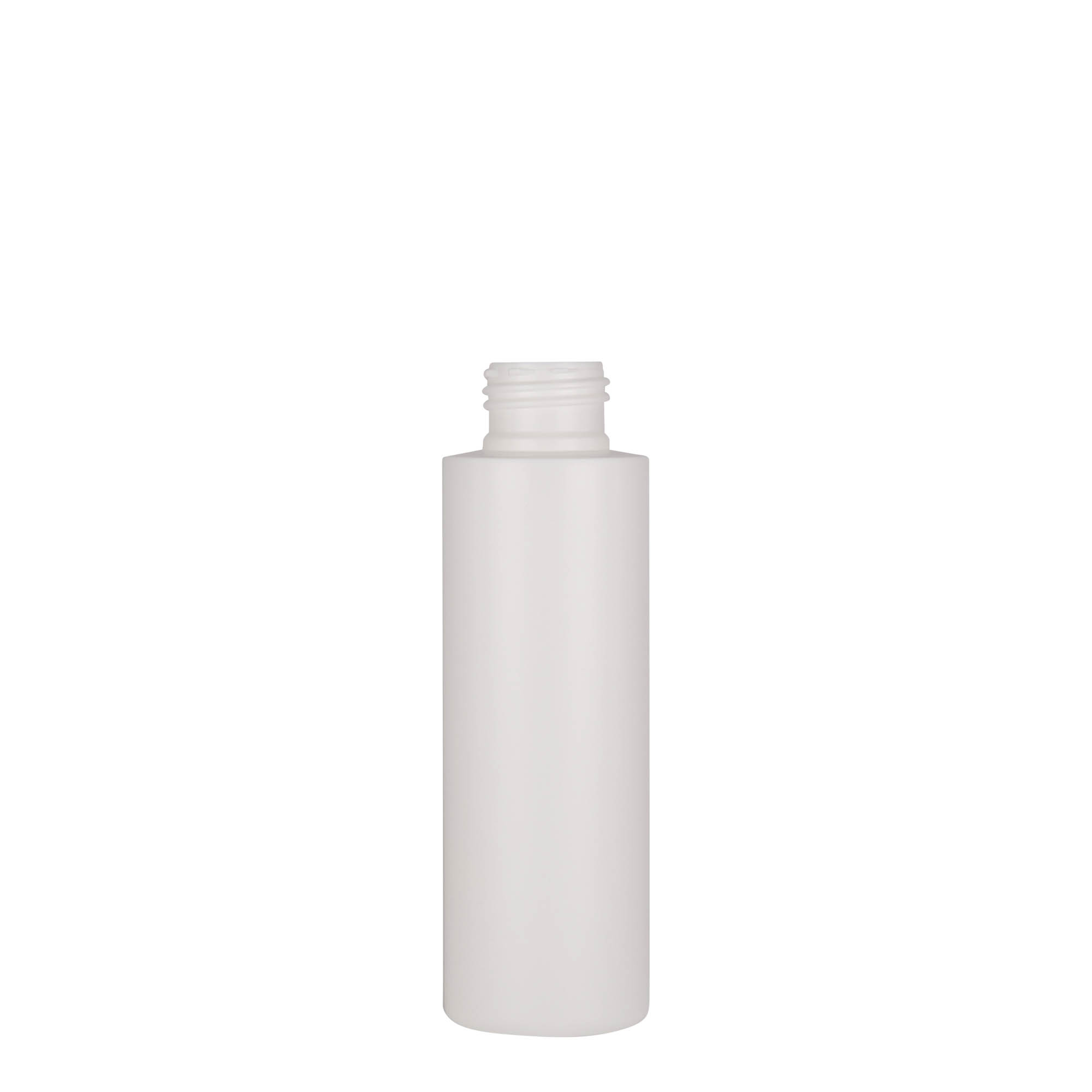100 ml plastikowa butelka „Pipe”, HDPE, biała, gwint: 24/410 100 ml plastikowa butelka „Pipe”, HDPE, biała, gwint: 24/410