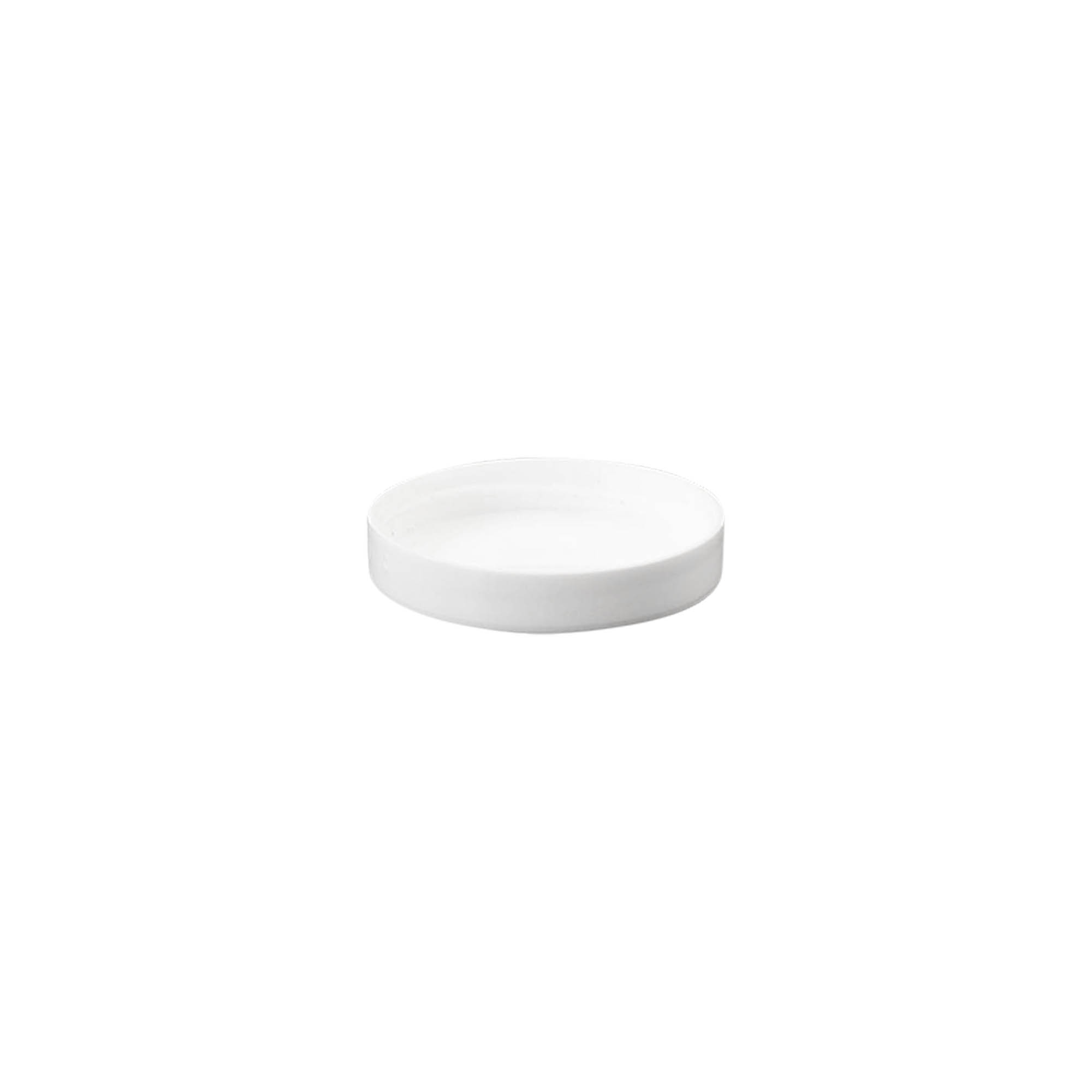 Zakrętka z gwintem 'White Line' 6 ml, tworzywo sztuczne PP, biały Zakrętka z gwintem 'White Line' 6 ml, tworzywo sztuczne PP, biały