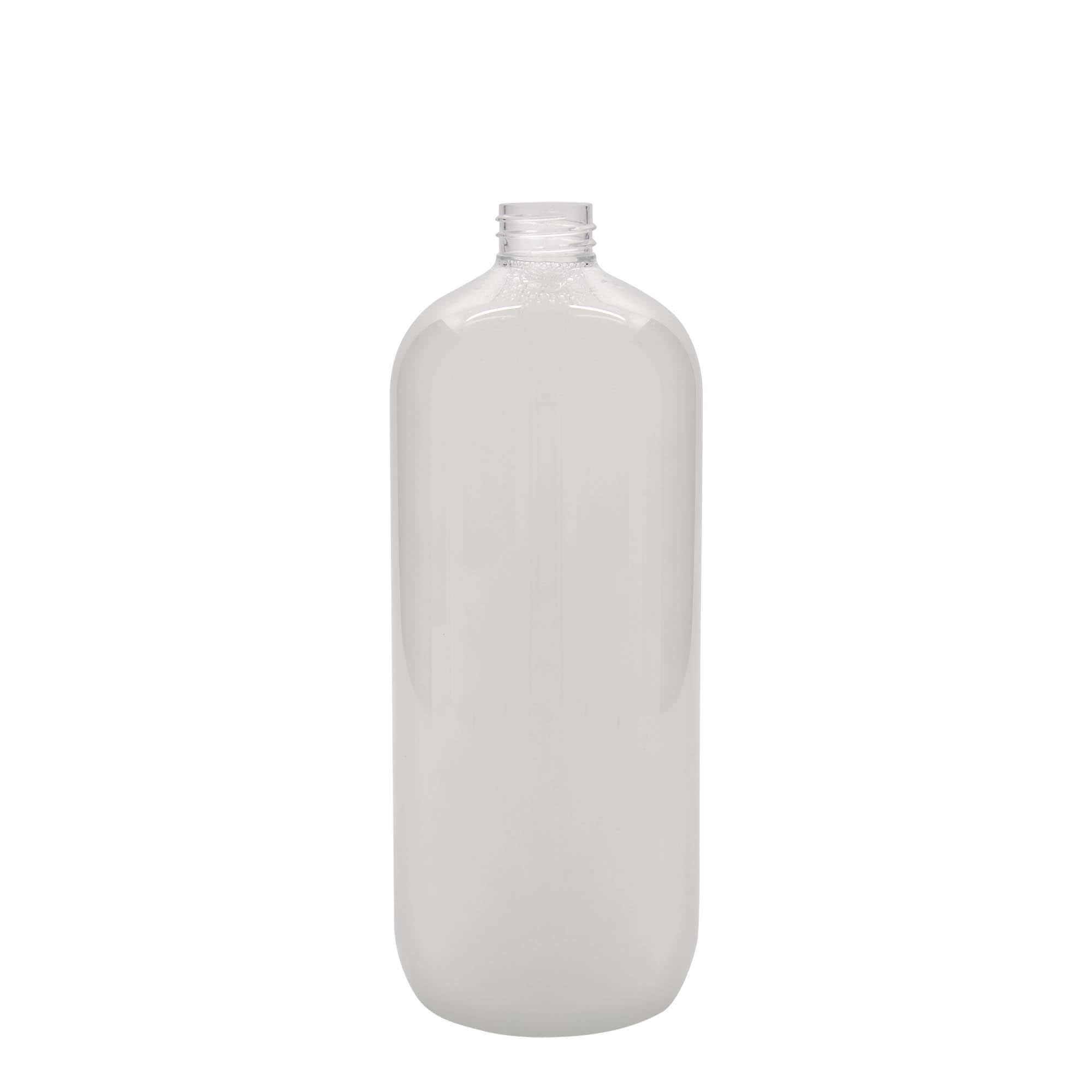 1000 ml butelka PET 'Boston', tworzywo sztuczne, zamknięcie: GPI 28/410