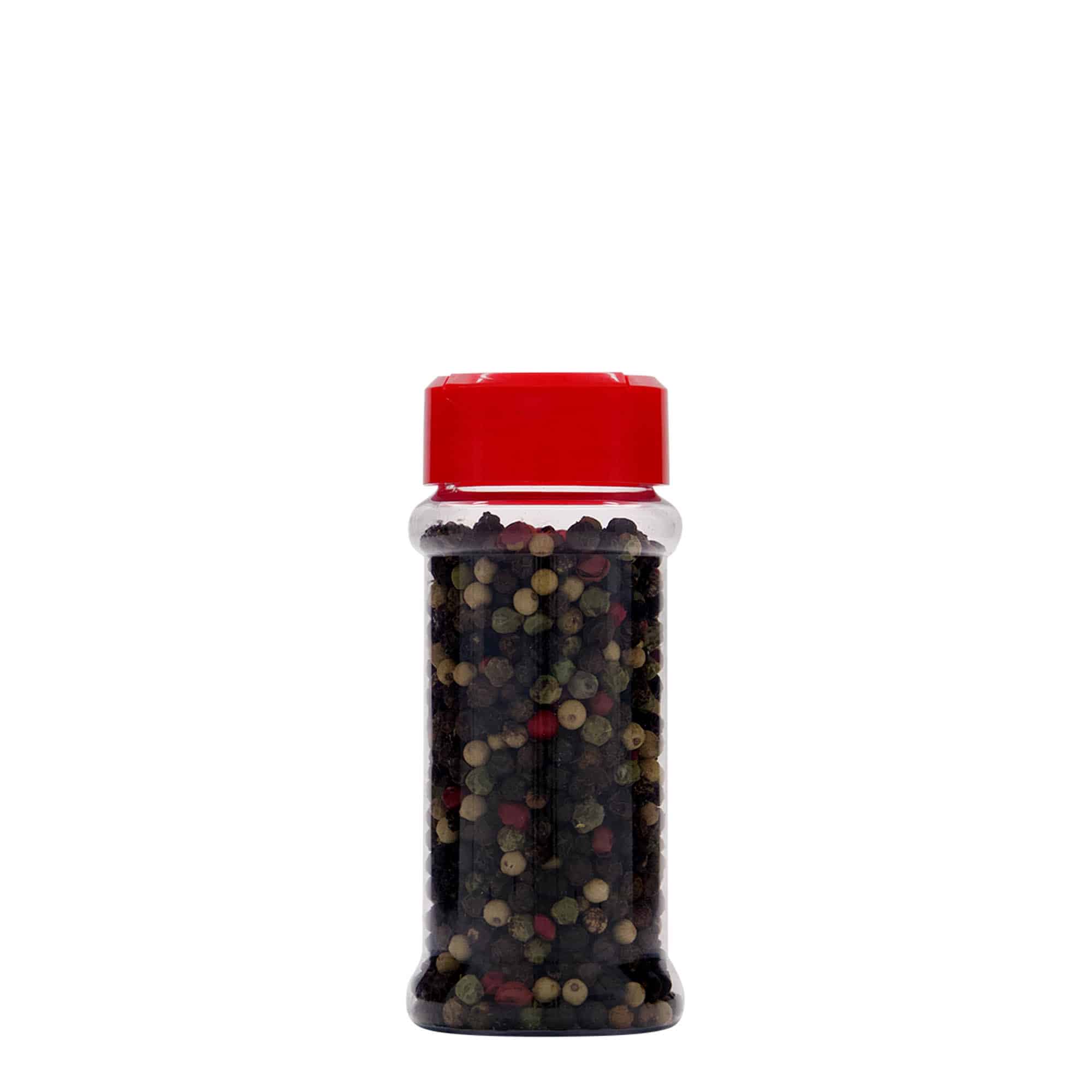 100 ml plastikowy pojemnik na przyprawy PET, tworzywo sztuczne, gwint: 38/400