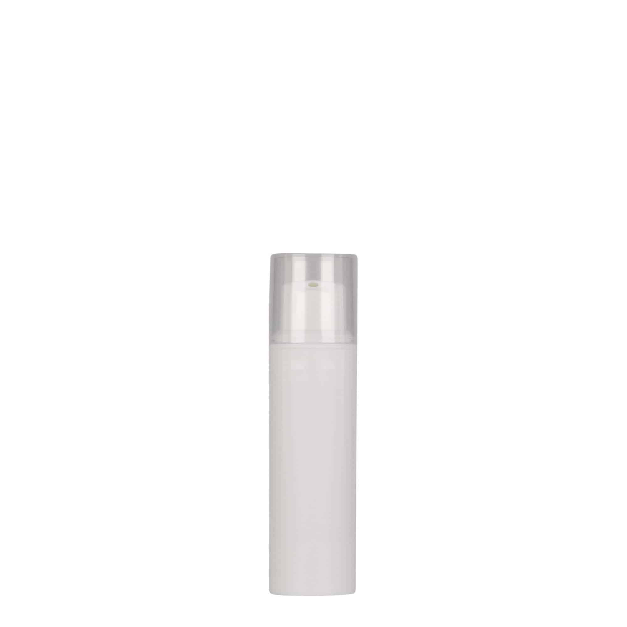 10 ml dozownik beztlenowy 'Nano', tworzywo sztuczne PP, biały