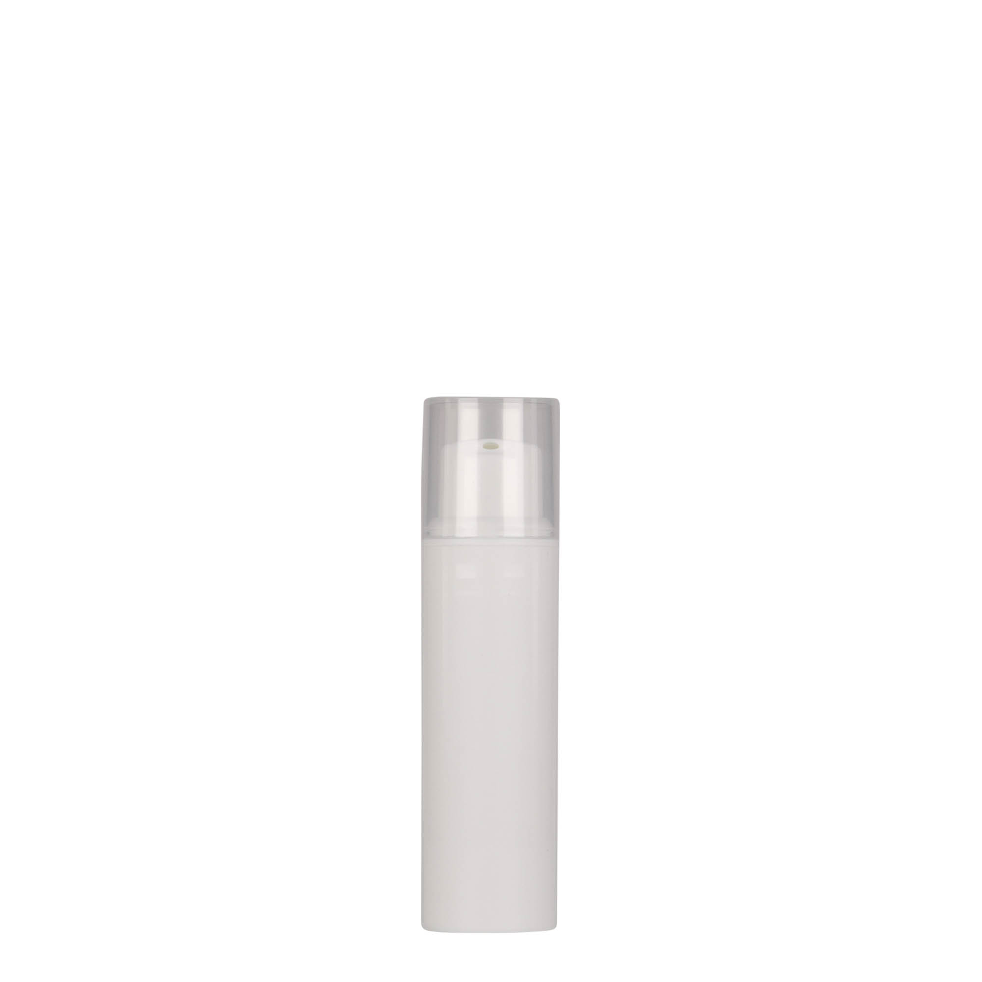 10 ml dozownik beztlenowy 'Nano', tworzywo sztuczne PP, biały