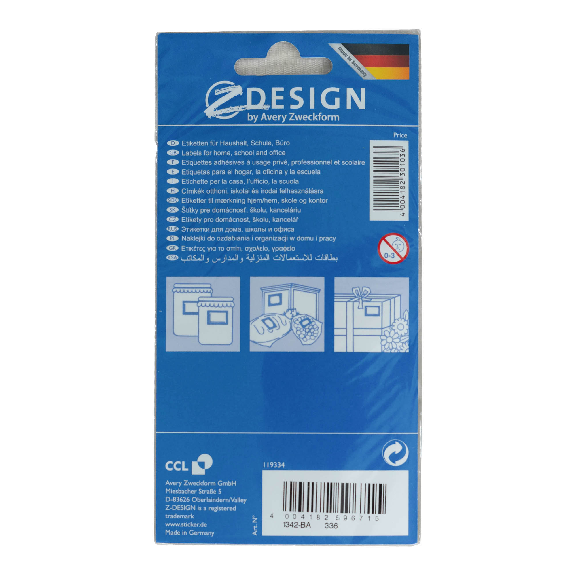 Zweckform etykiety „Ramka Owoce”, prostokątne, papier, wielokolorowe Zweckform etykiety „Ramka Owoce”, prostokątne, papier, wielokolorowe