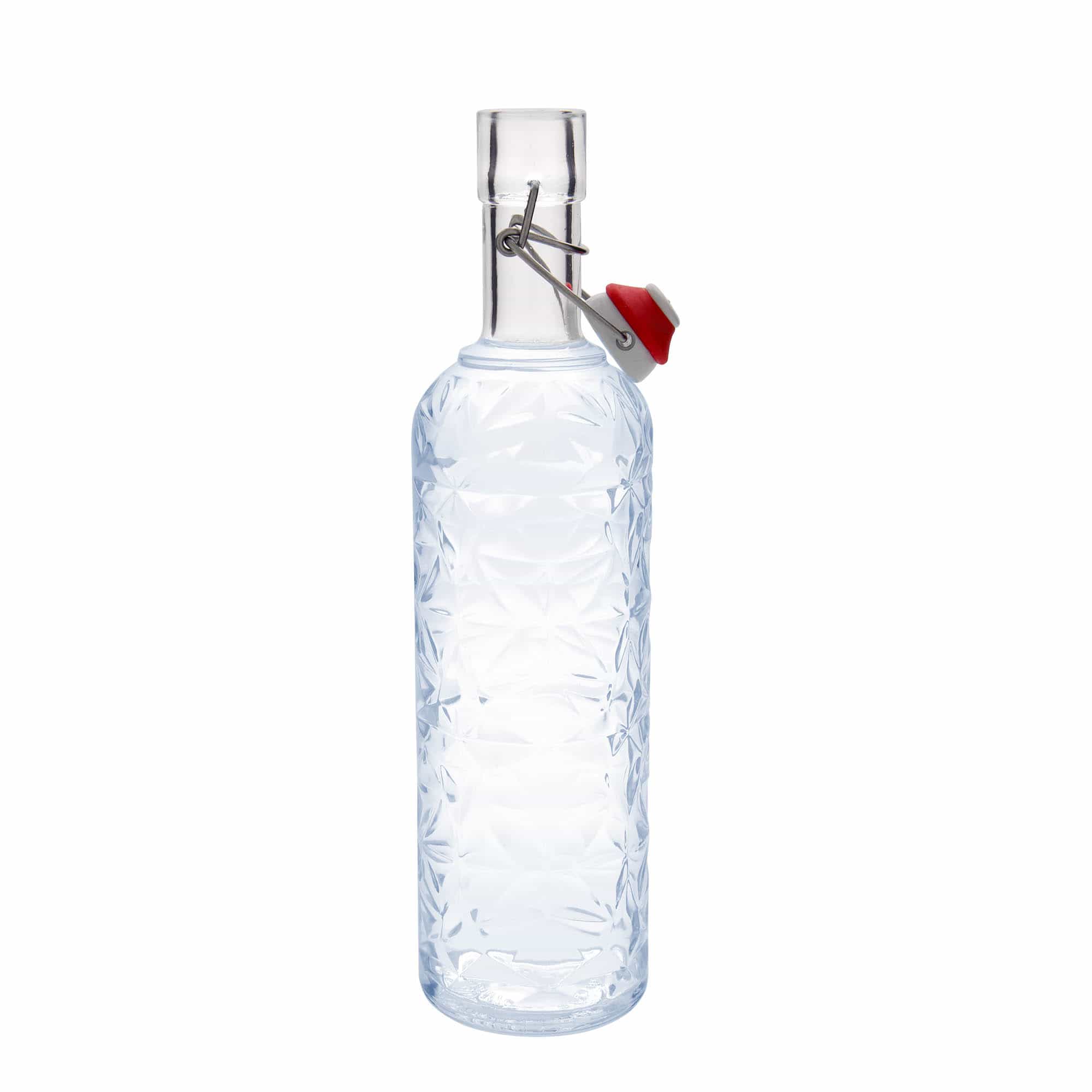1.000 ml butelka szklana „Oriente”, otwór: zamknięcie na zawias 1.000 ml butelka szklana „Oriente”, otwór: zamknięcie na zawias