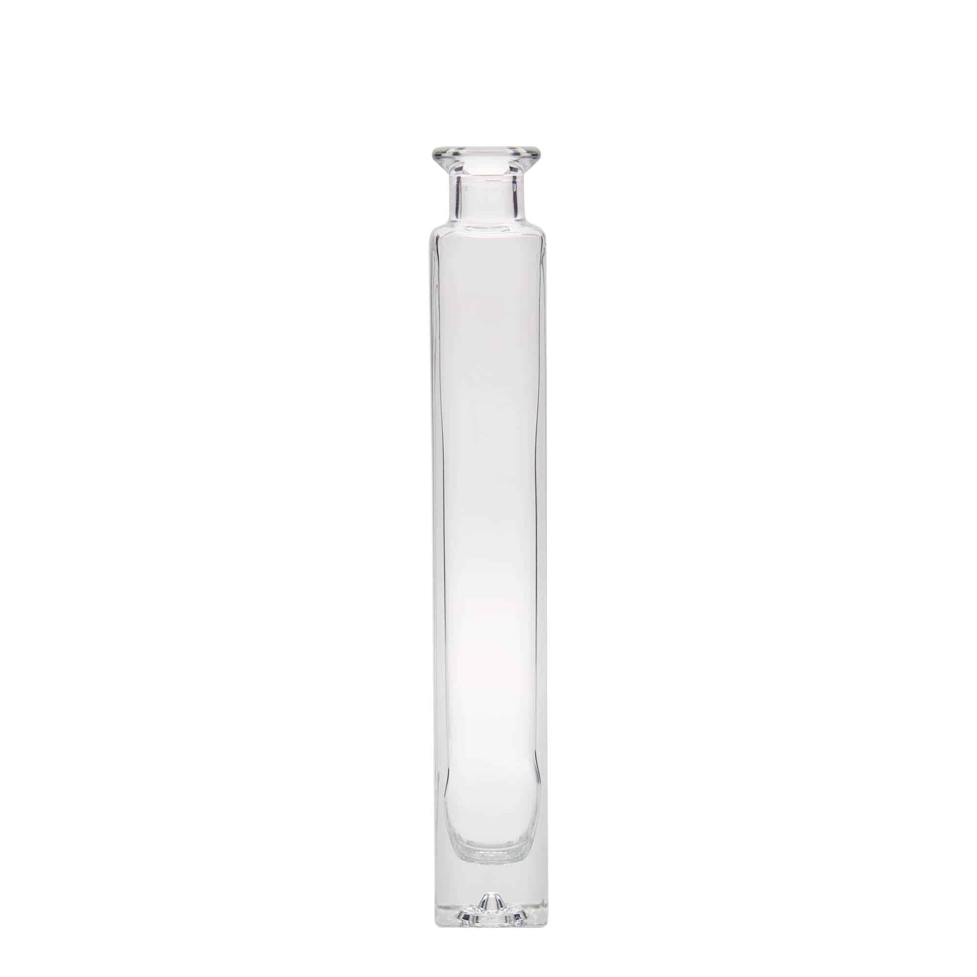 200 ml butelka szklana 'Tommy', kwadratowa, zamknięcie: korek 200 ml butelka szklana 'Tommy', kwadratowa, zamknięcie: korek