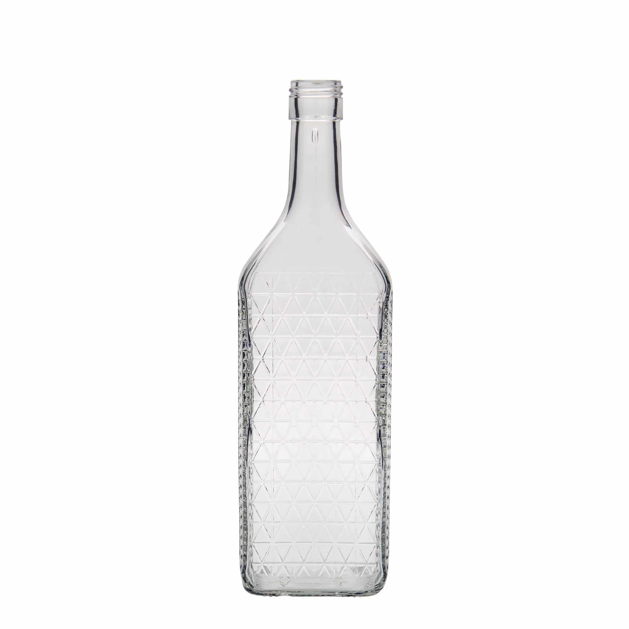700 ml butelka szklana 'Caruso', prostokątna, zamknięcie: PP 31,5 700 ml butelka szklana 'Caruso', prostokątna, zamknięcie: PP 31,5