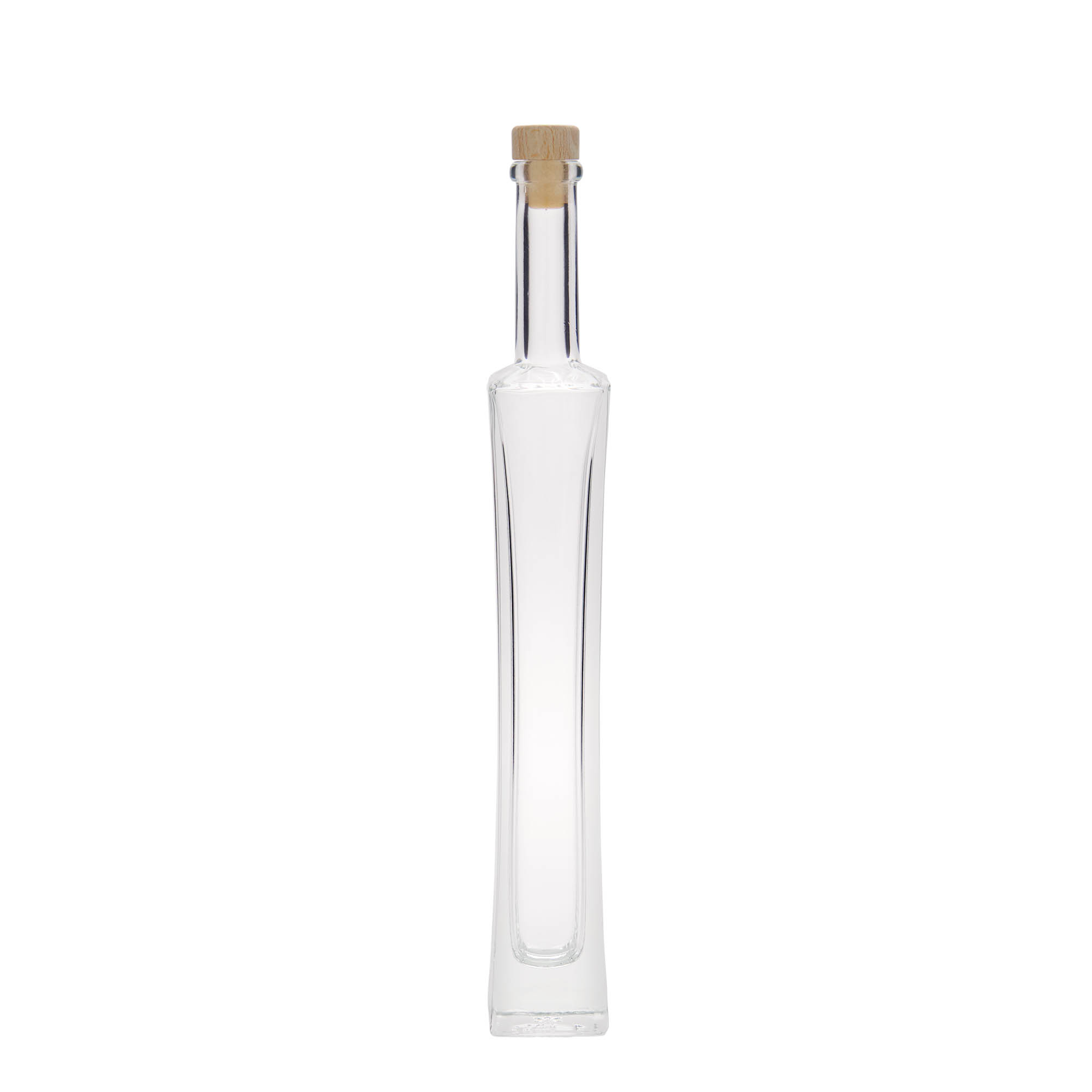 100 ml butelka szklana „Koko”, kwadratowa, szyjka: korek 100 ml butelka szklana „Koko”, kwadratowa, szyjka: korek