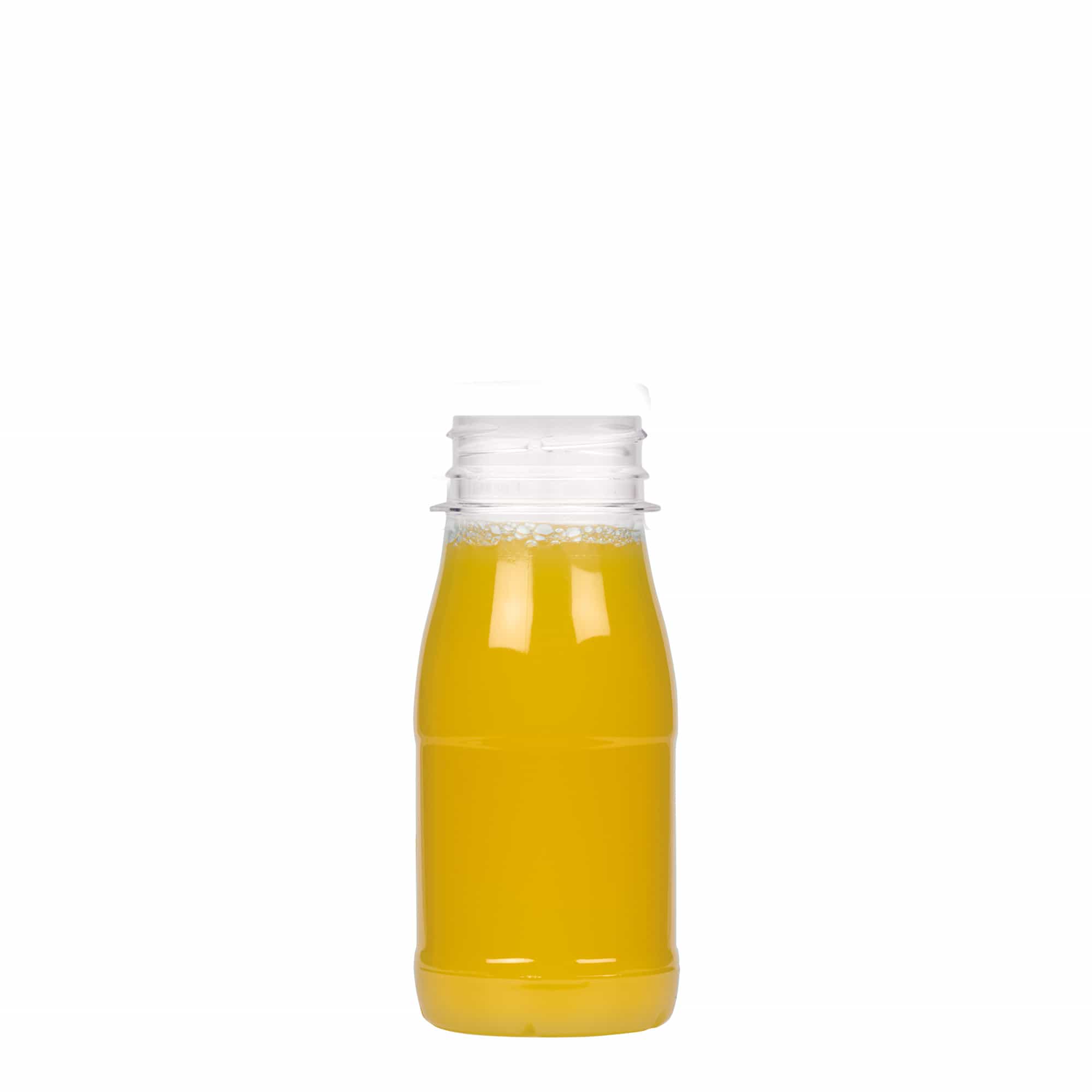150 ml butelka PET „Milk and Juice”, tworzywo sztuczne, gwint: 38 mm