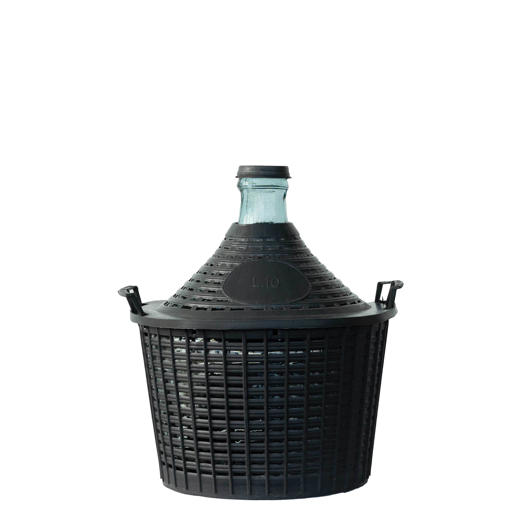 10 l butla balonowa z wąską szyjką, szkło, otwór: nakładana pokrywka 10 l butla balonowa z wąską szyjką, szkło, otwór: nakładana pokrywka