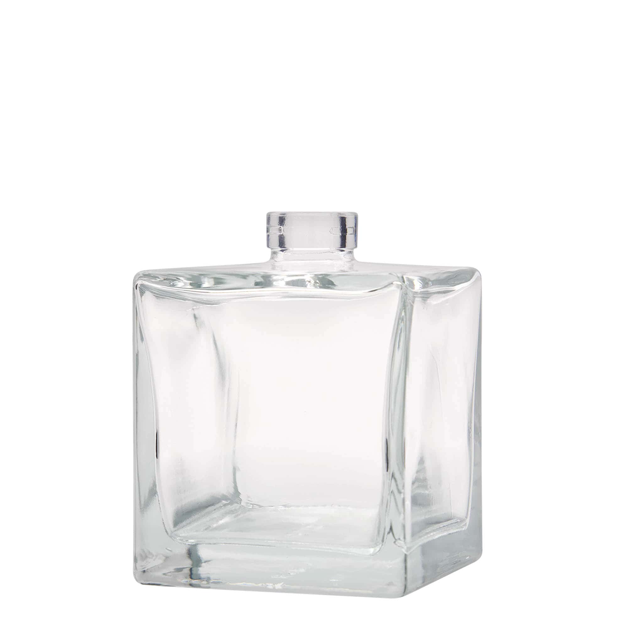 500 ml butelka szklana „Cube”, kwadratowa, szyjka: korek