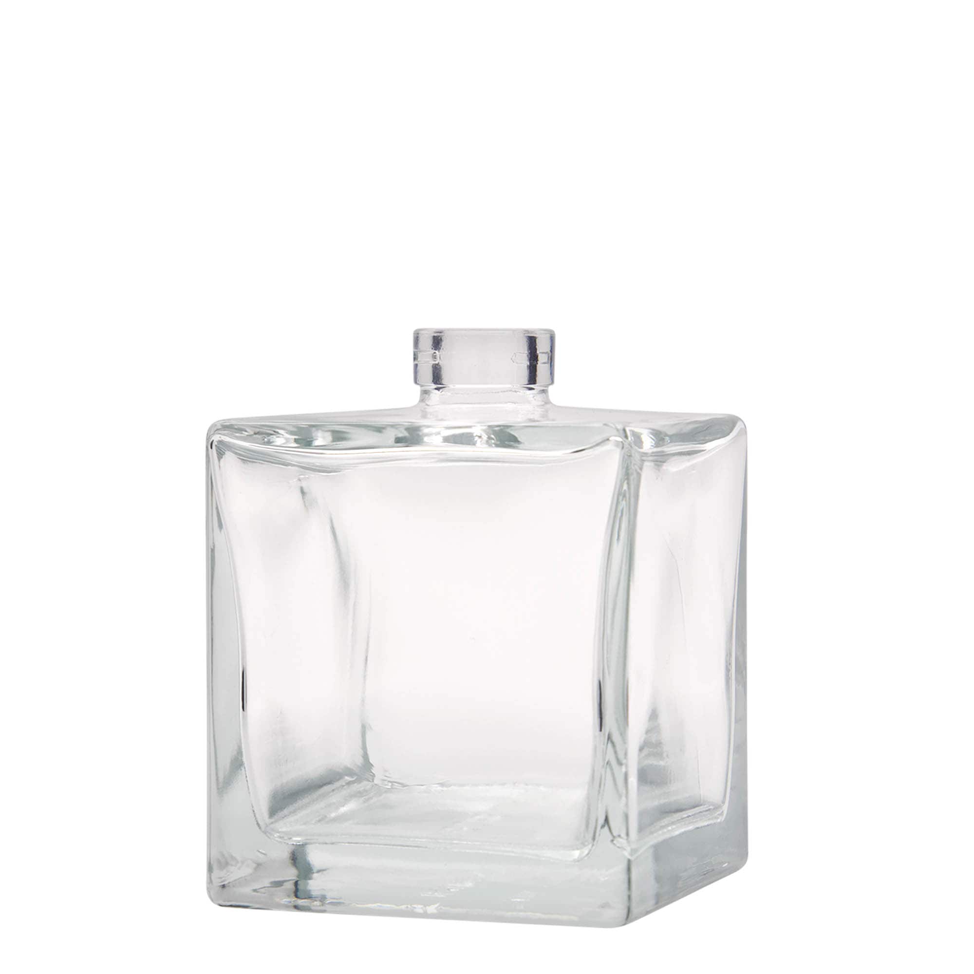 500 ml butelka szklana „Cube”, kwadratowa, szyjka: korek