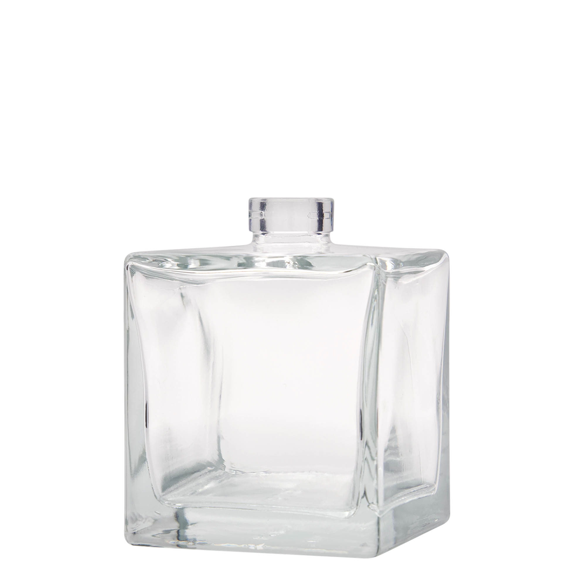 500 ml butelka szklana „Cube”, kwadratowa, szyjka: korek