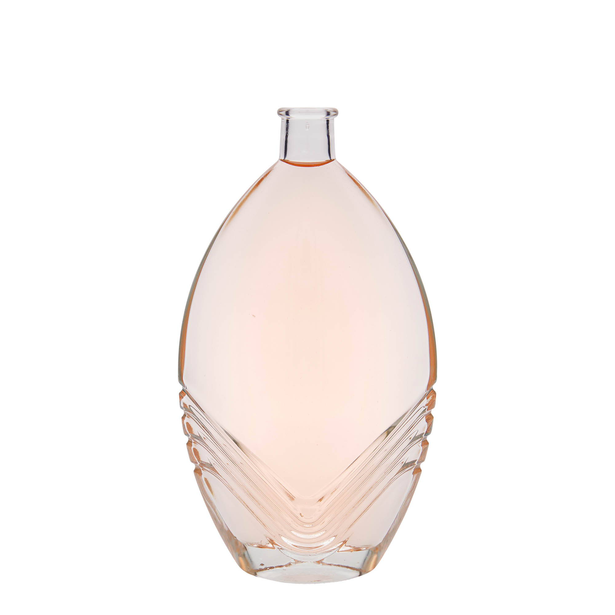 500 ml butelka szklana 'Florence', owalna, wylot: korek