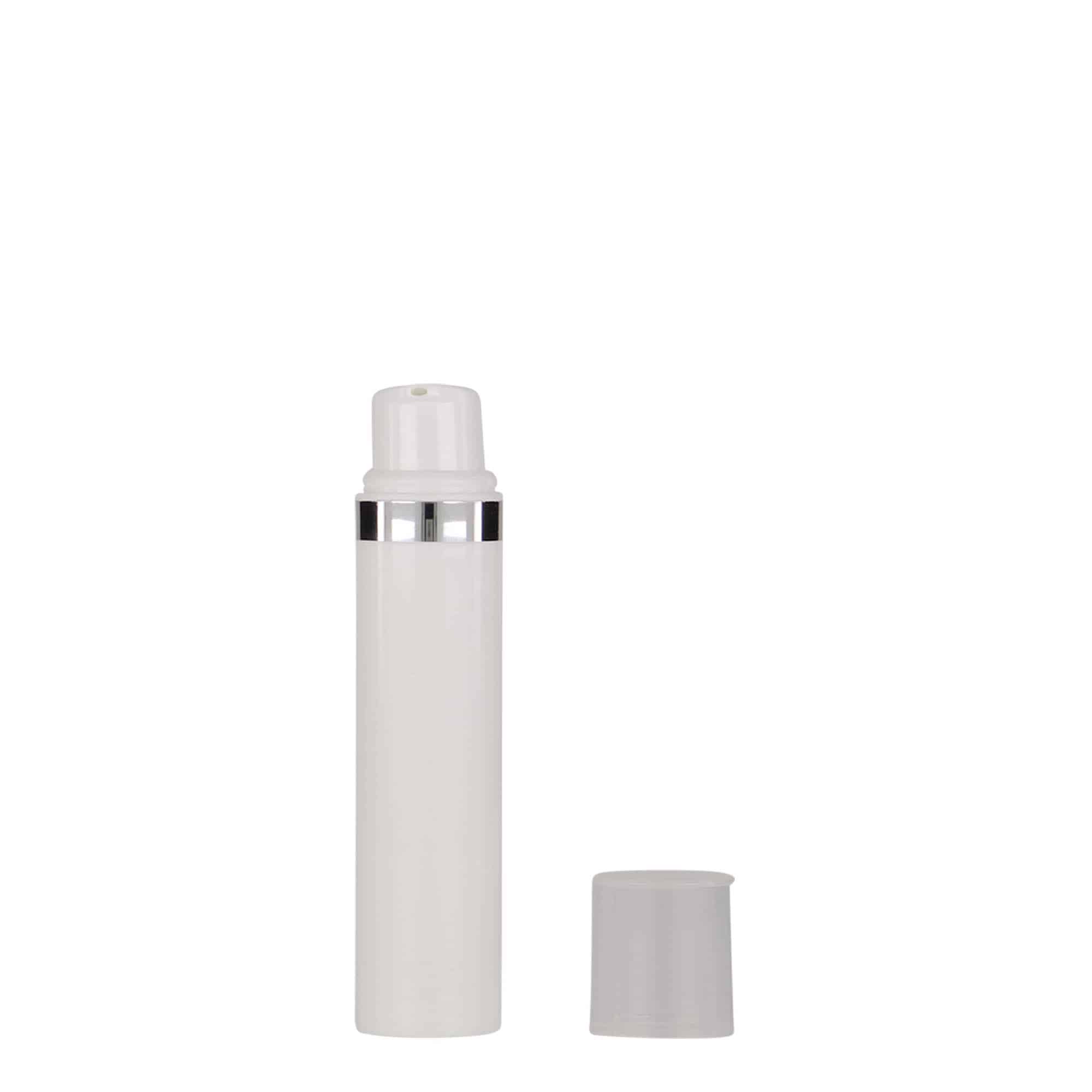15 ml dozownik beztlenowy 'Nano', tworzywo sztuczne PP, biały