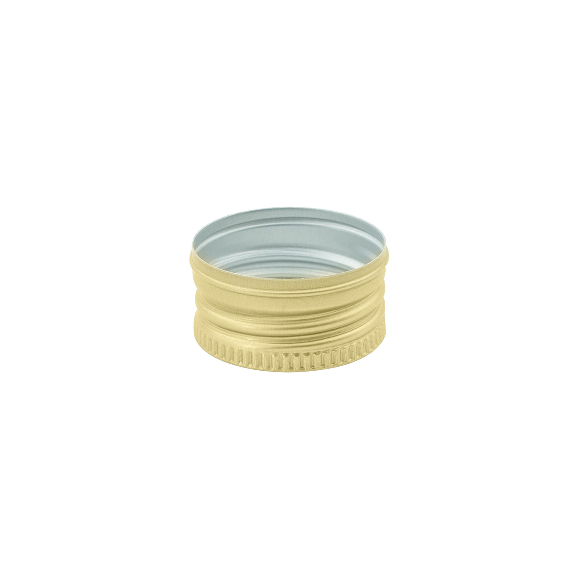 Zakrętka, metalowa, złota, do szyjki: PP 31,5