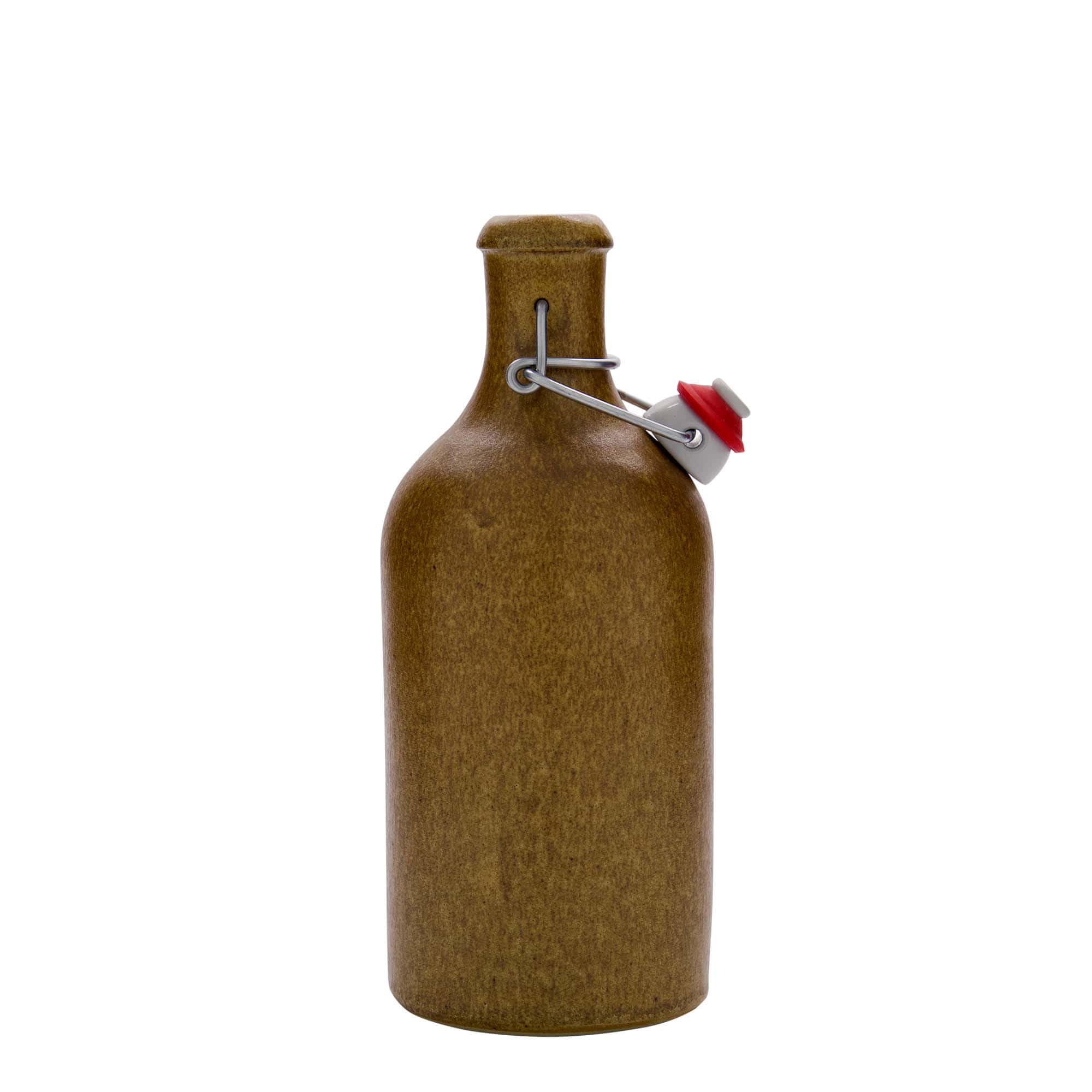 500 ml dzbanek do toniku, kamionka, brązowo-kryształowy, otwór: zamknięcie na zawias
