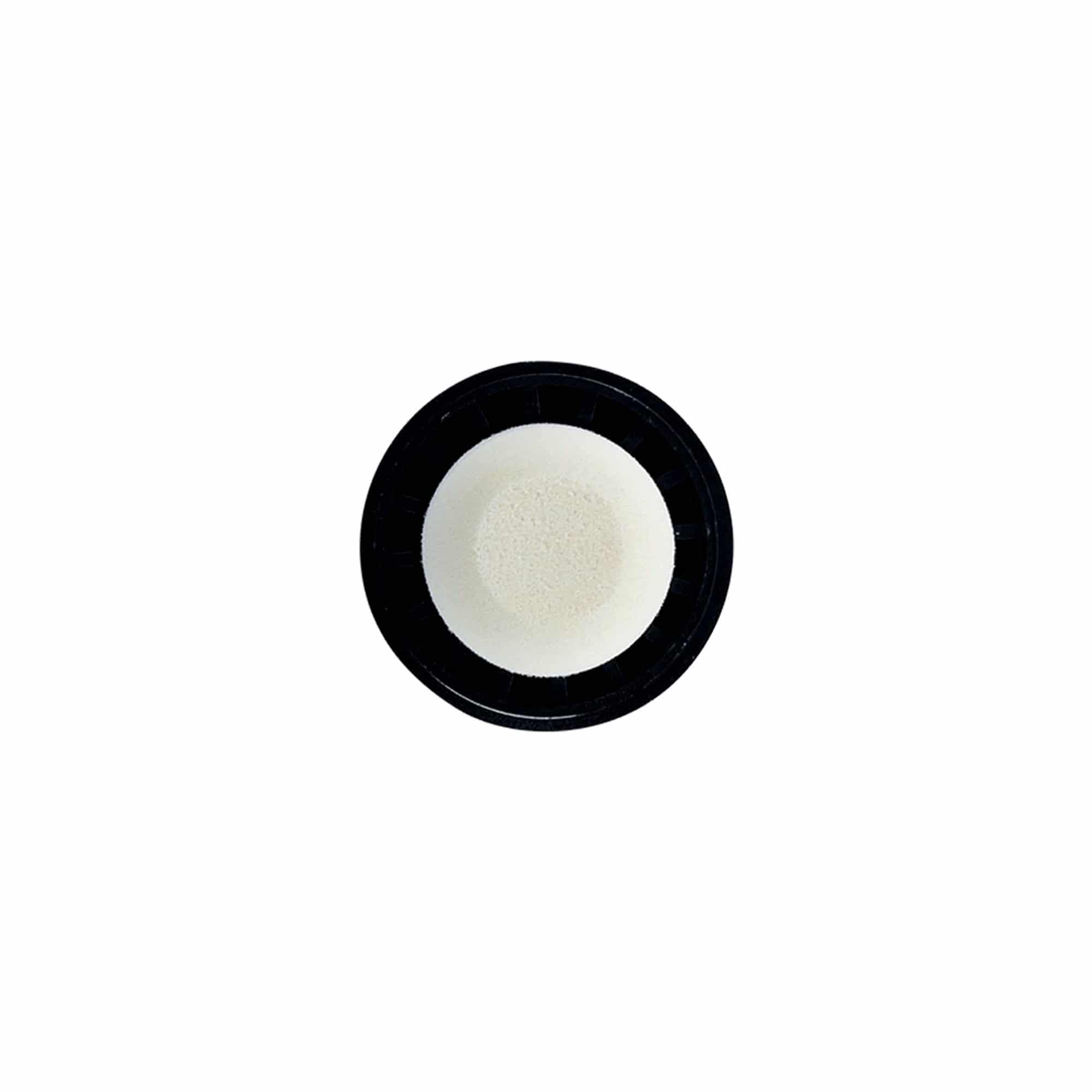 Korek z uchwytem 19 mm, tworzywo sztuczne, srebrny, do wylotu: korek